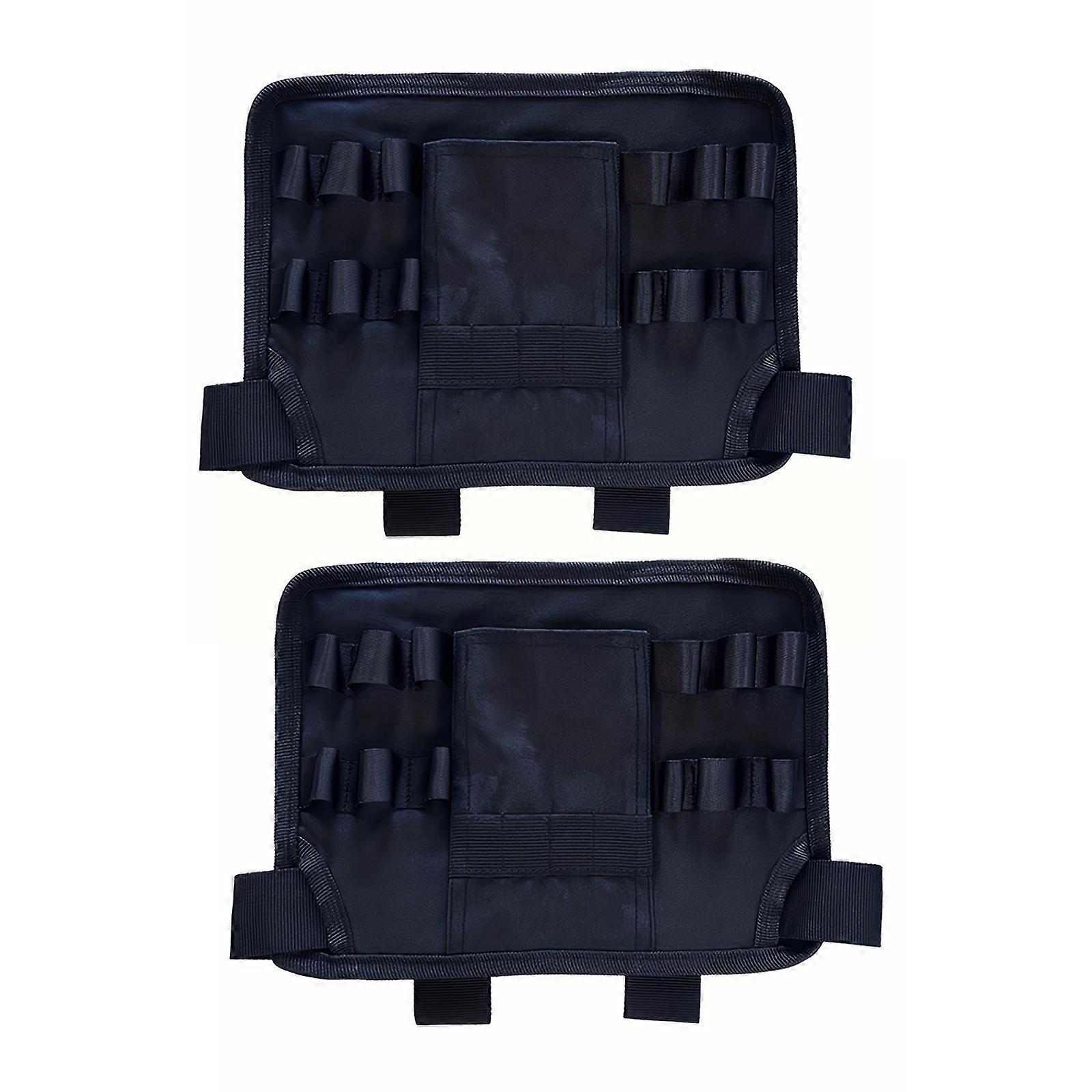 Set Of 2 Electrician Tool Pouches Convenient Leg Mounted Tool Organizers With Adjustable Belt For Easy Carrying