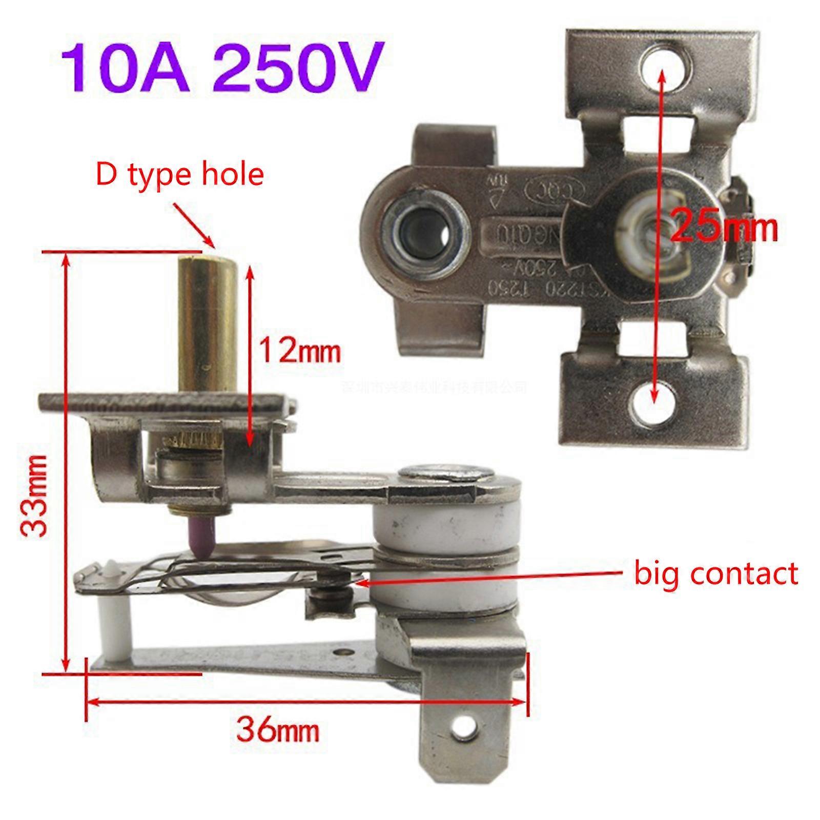 Universal Electric oven Thermostat Mechanical Adjustable Temperature Switch