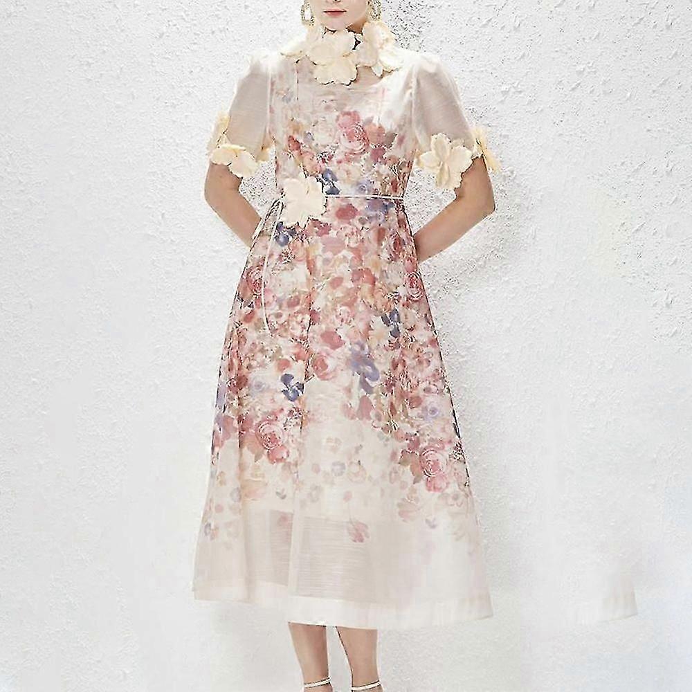 Luminosity Liftoff Flower Femmes Robe Midi