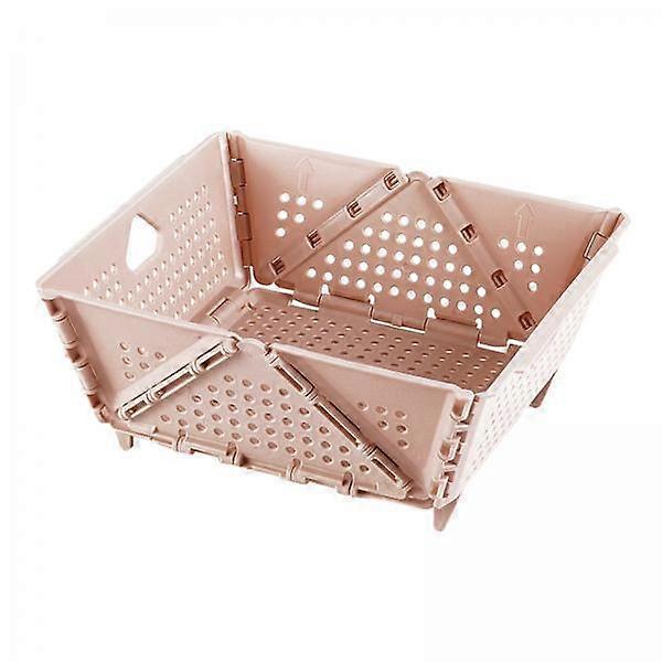 3xSmall Folding Basket Fruit Vegetable Holder with Stand Multifunctional