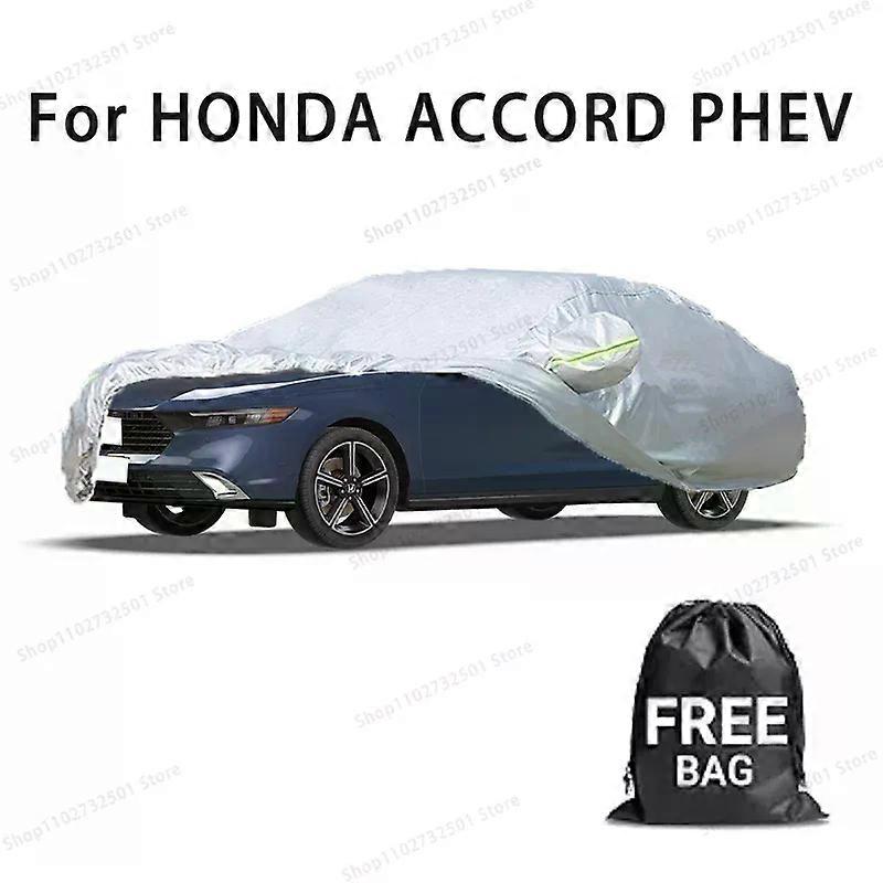 Κάλυμμα αυτοκινήτου Για HONDA ACCORD PHEV Πλήρης κάλυψη Αδιάβροχο κάλυμμα προστασίας από τον ήλιο Αξεσουάρ αυτοκινήτων ανθεκτικά στις γρατσουνιές