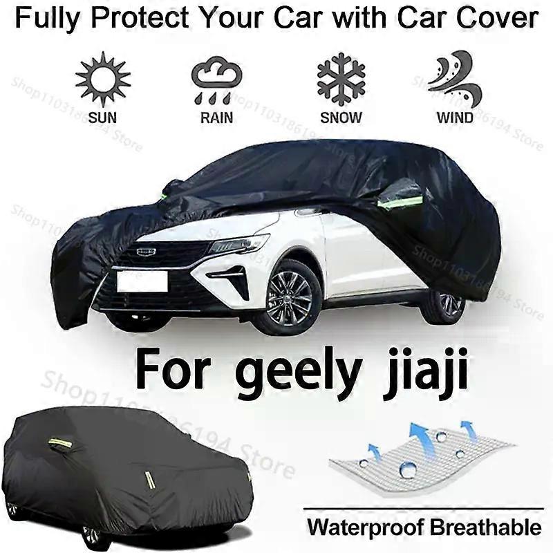 Πλήρες κάλυμμα αυτοκινήτου για προστατευτικό εξοπλισμό Geely JiaJi-αντιχιονιστικό, αντιηλιακό, αδιάβροχο και ανθεκτικό στη σκόνη αξεσουάρ αυτοκινήτων