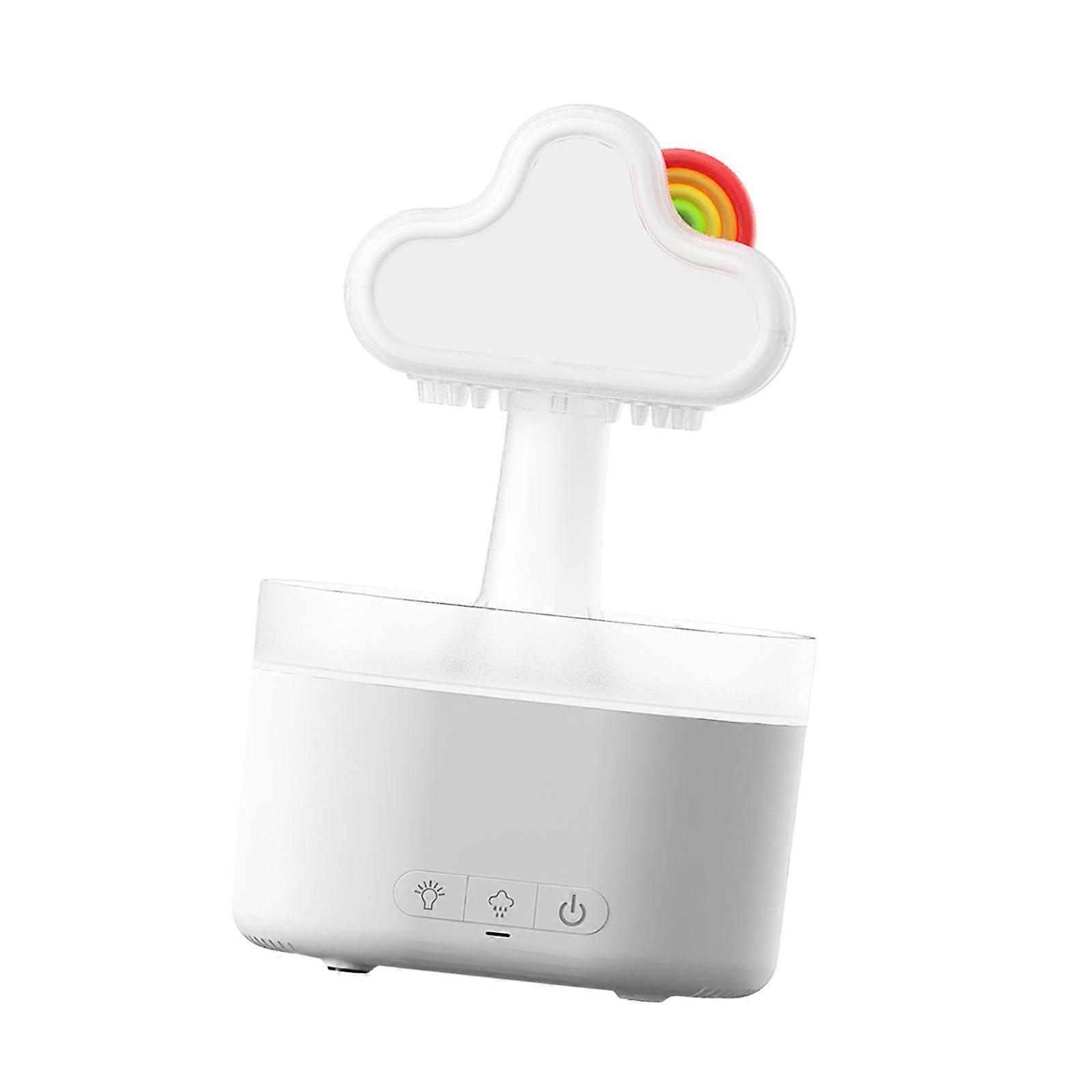 Raining Cloud Night Light Desktop Humidifier 7 Color LED Lights Adjustable USB