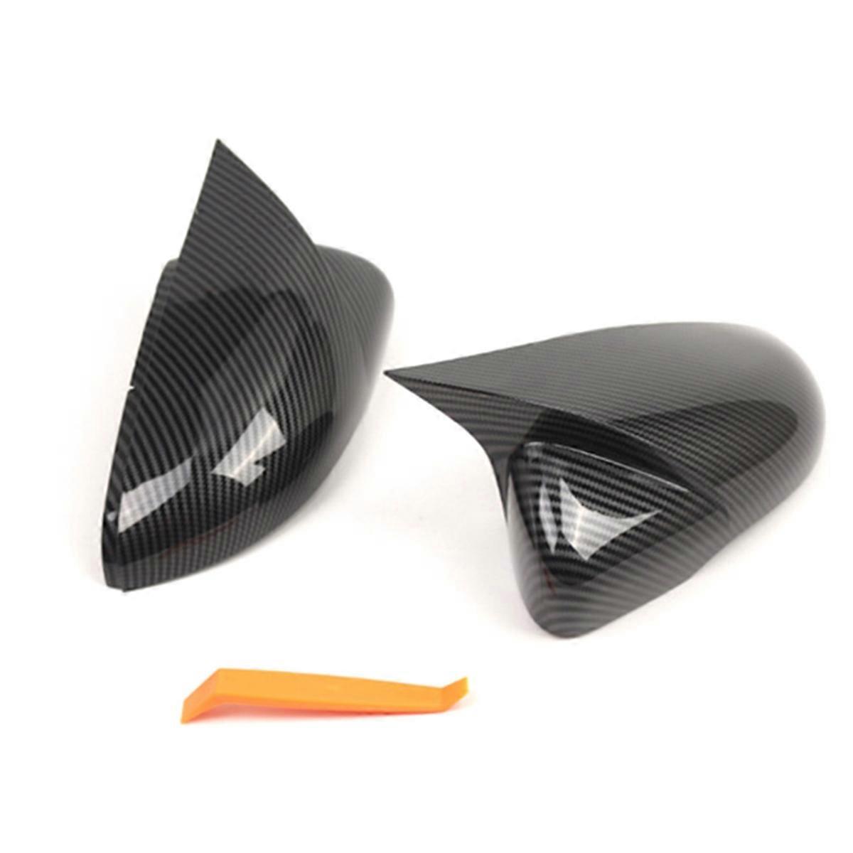 Car Front Left Right Side Rearview Mirror Cover Cap OX Horn RearView 5K0857537 5K0857538 for Golf 6