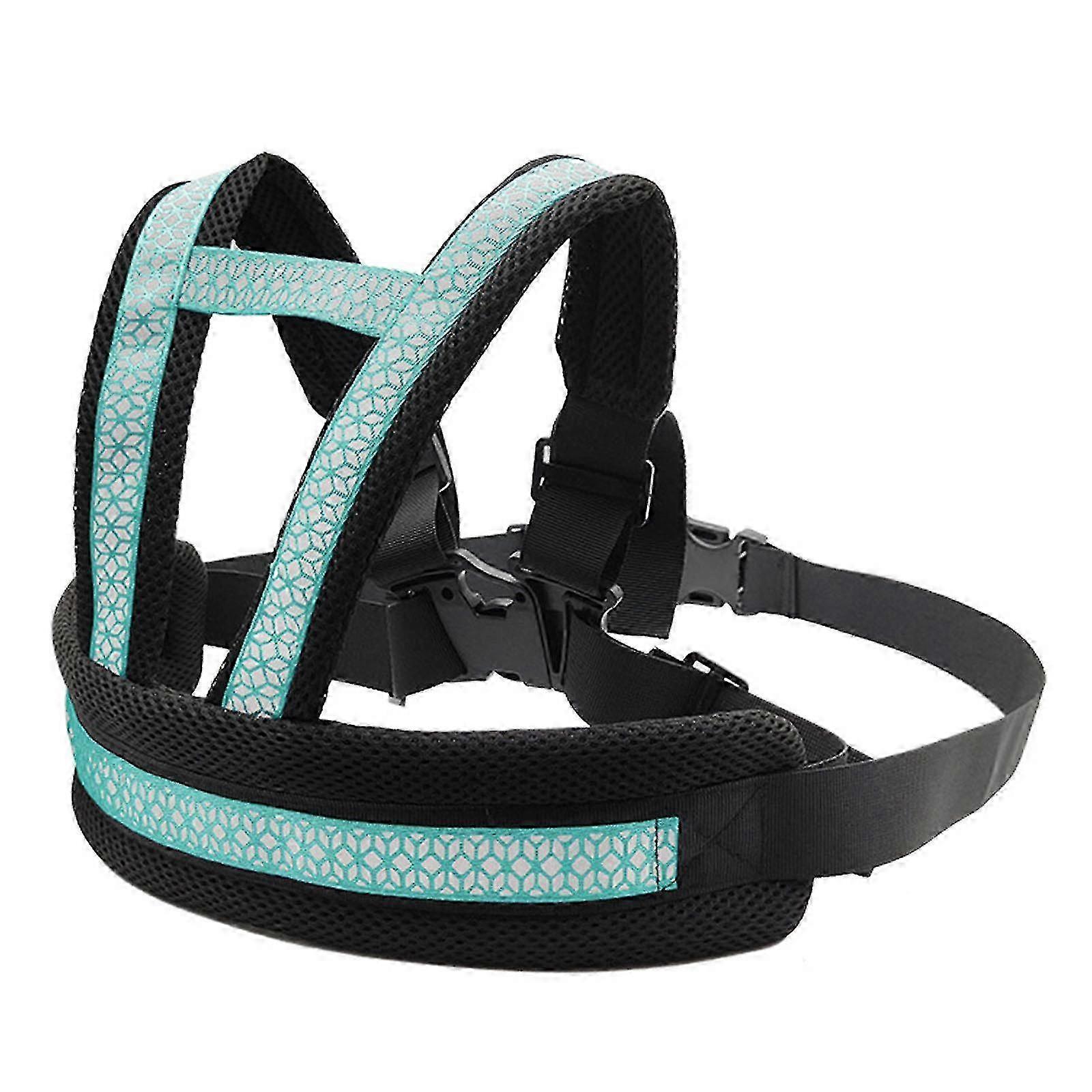 Adjustable Child Safety Harness with Reflective Tape for Motorcycle Use