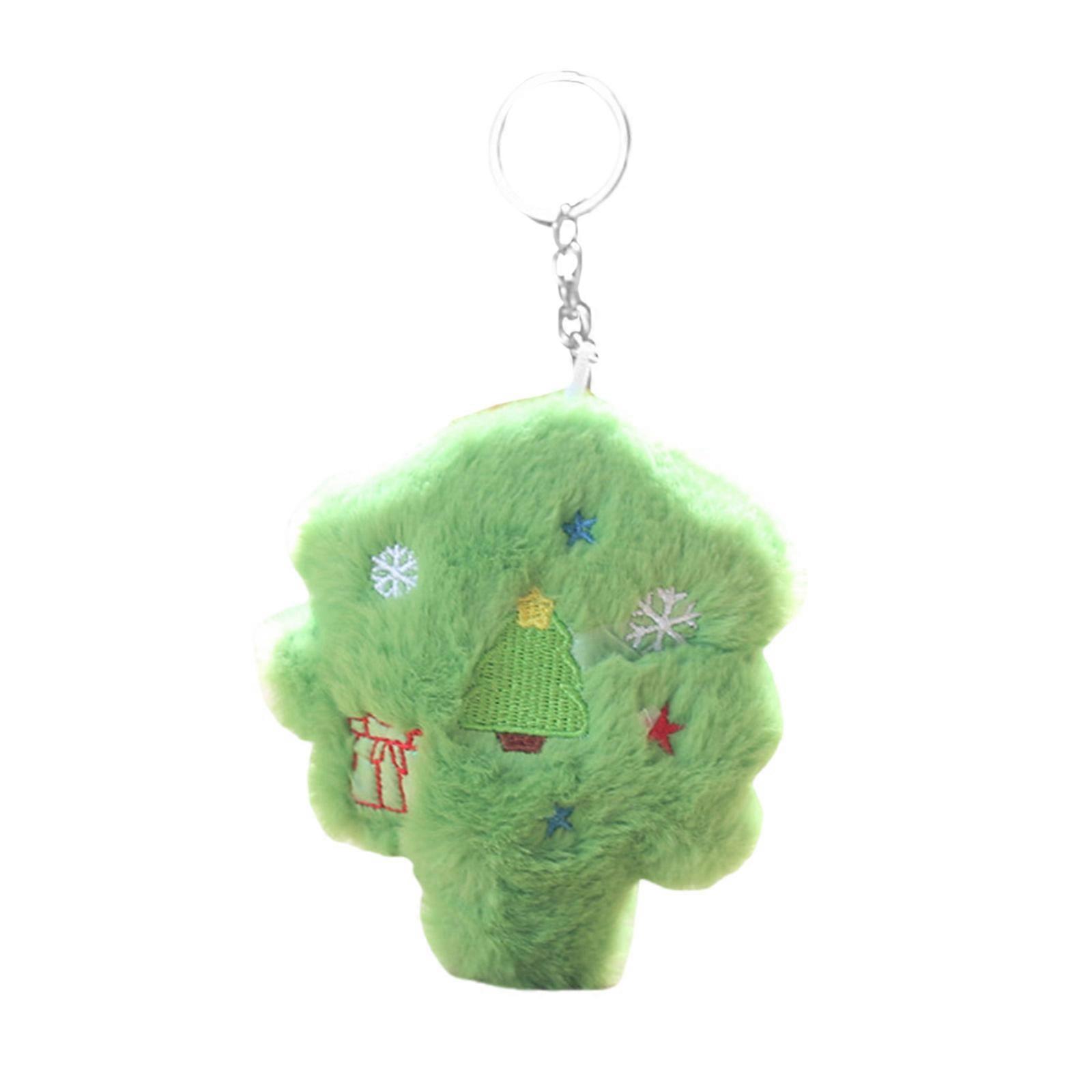 Practical Soft Sturdy Plush Christmas Tree Hanging Ornament Adds Elegant To Any Holiday Setting Daily Casual Use Multicolor