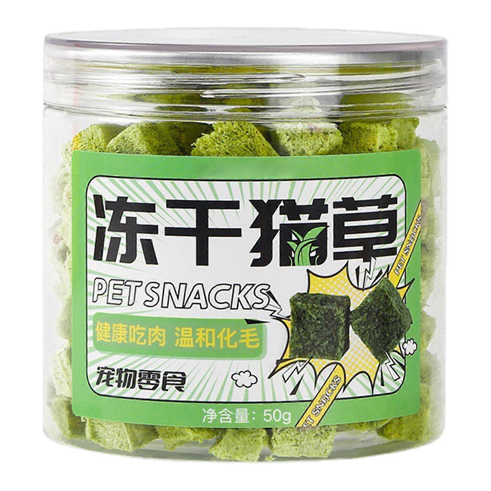 Keep Your Cat Happy and Healthy with Cat Grass Chewables Wheatgrass for Natural HairBall Excretion Wheatgrass 50g