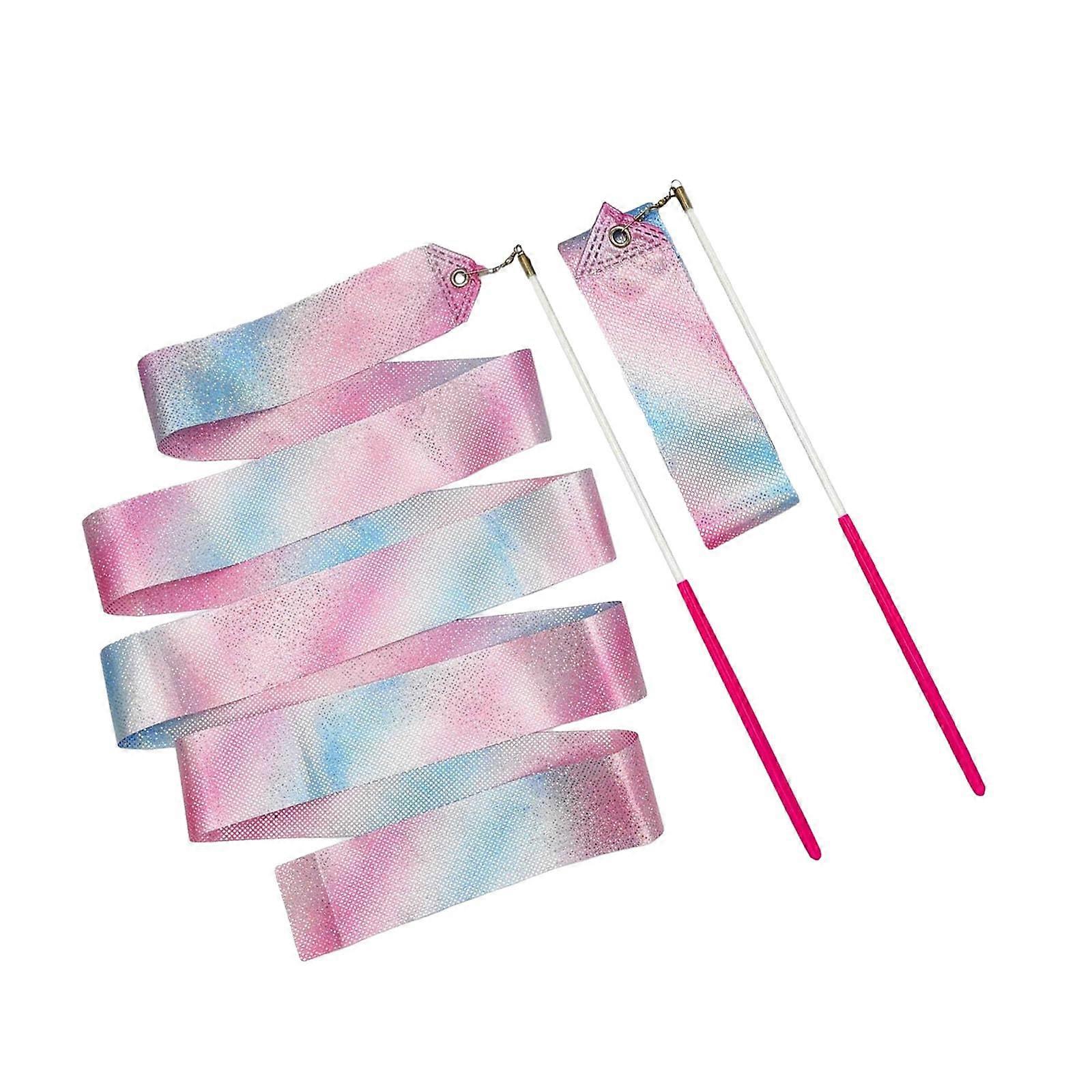 2 x 2 m Luminous Star Colour Gradient Gymnastics Bands for Talent Show