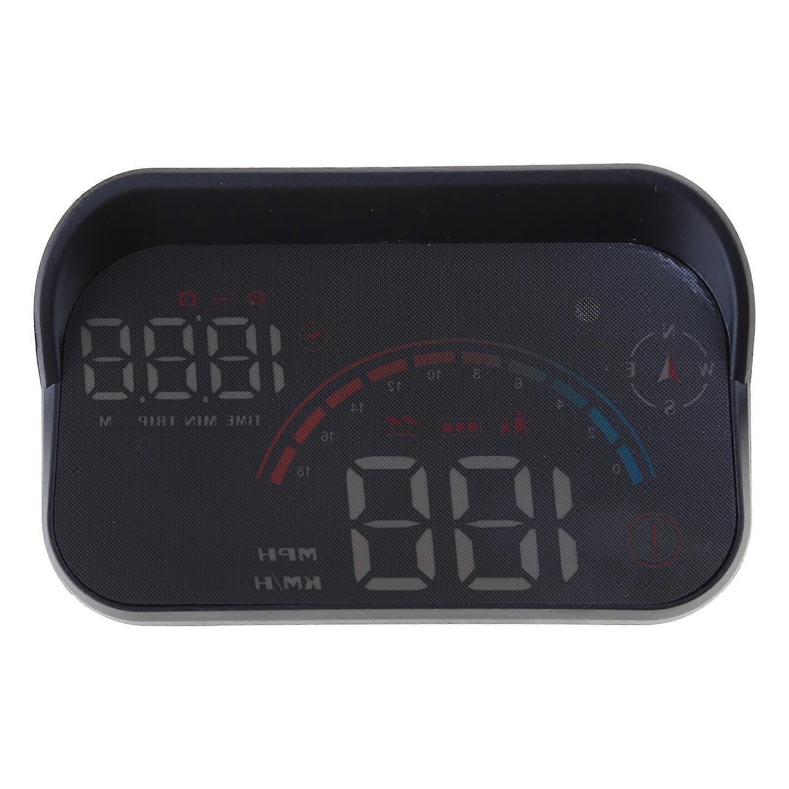 HUD Head-Up Display Universeller Alarm Reminder Meter Tachometer Elektronik Geschwindigkeit Uhr Auto Füllstandssensor HighDefinition