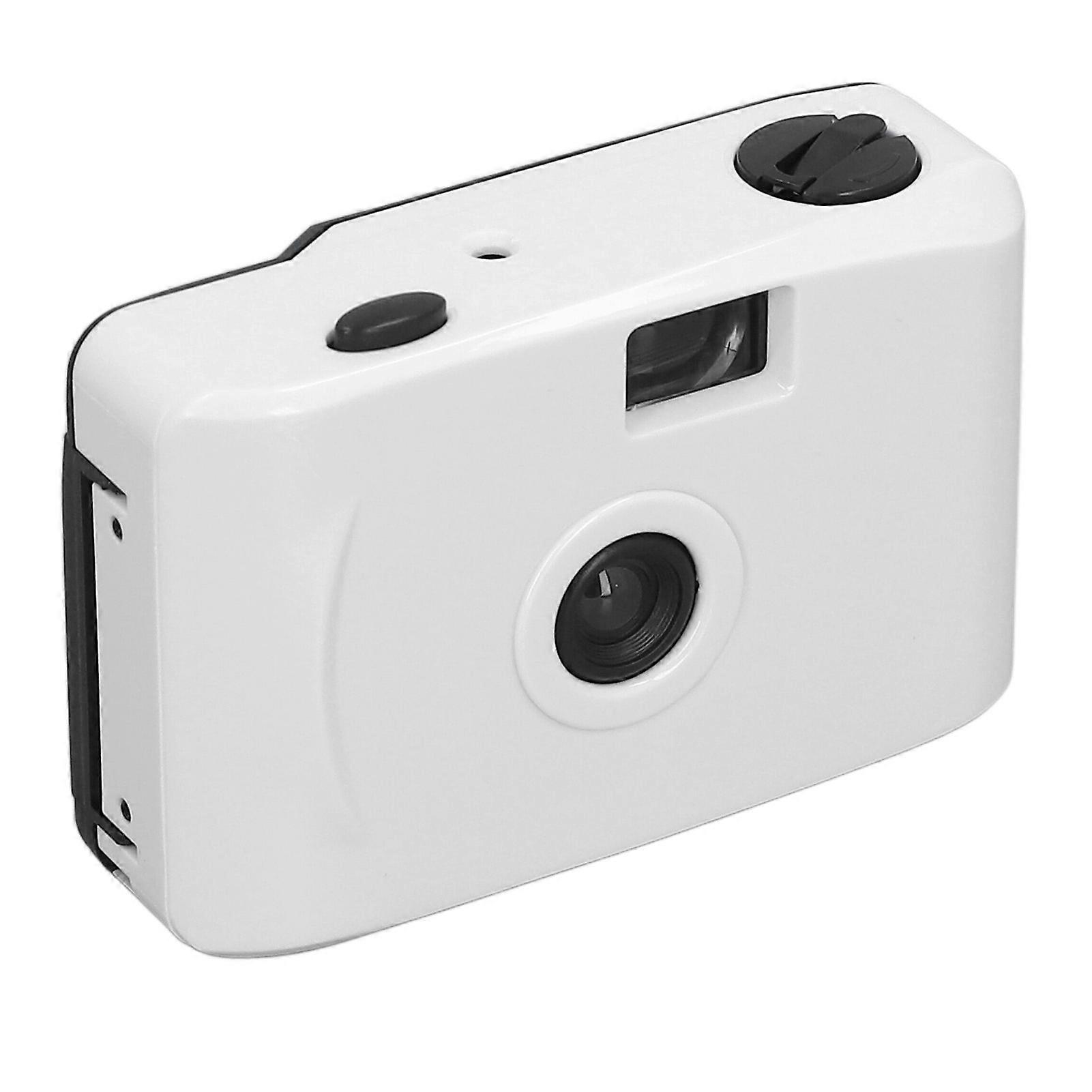 35mm Reusable Film Camera with Waterproof Case for Snorkeling with Shutter Speed 1/100s F/9 28MM Lens Black and White