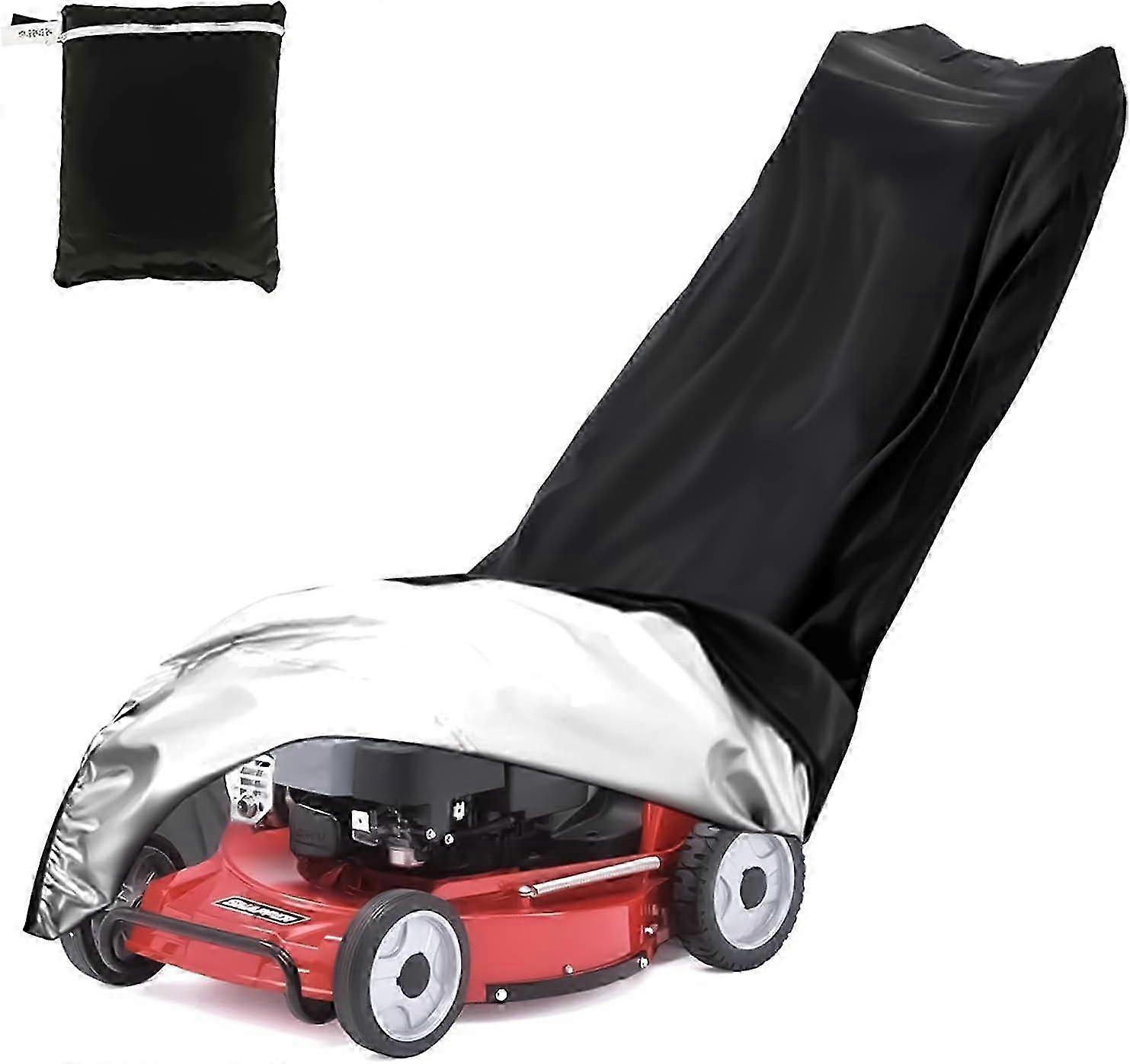 Lawn Mower Cover, Durable 210D Oxford Fabric Protection for Lawn Tractors with Adjustable Drawstring and Secure Buckle Closure
