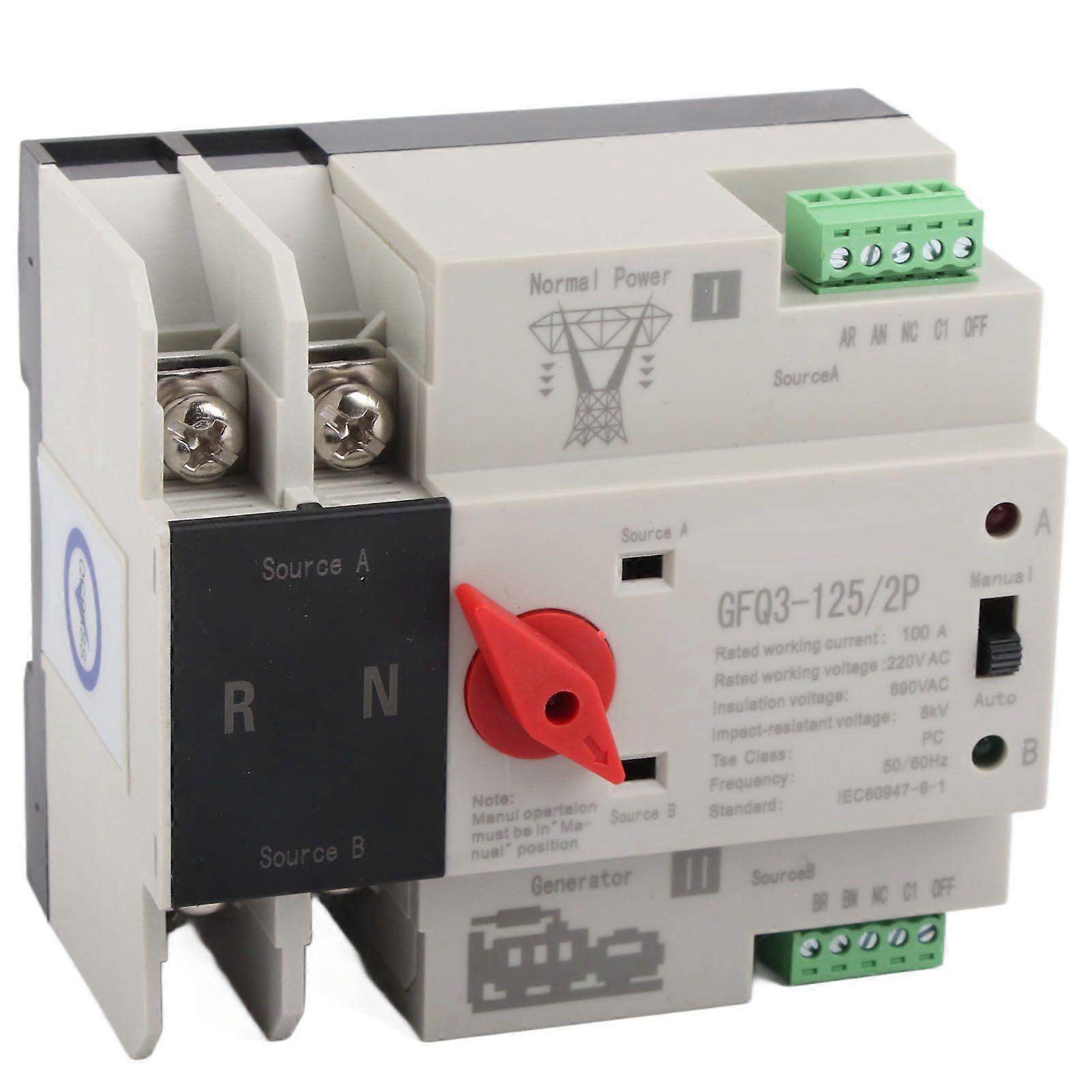 High quality  (with 10132201849) AC220V dual power automatic transfer switch...