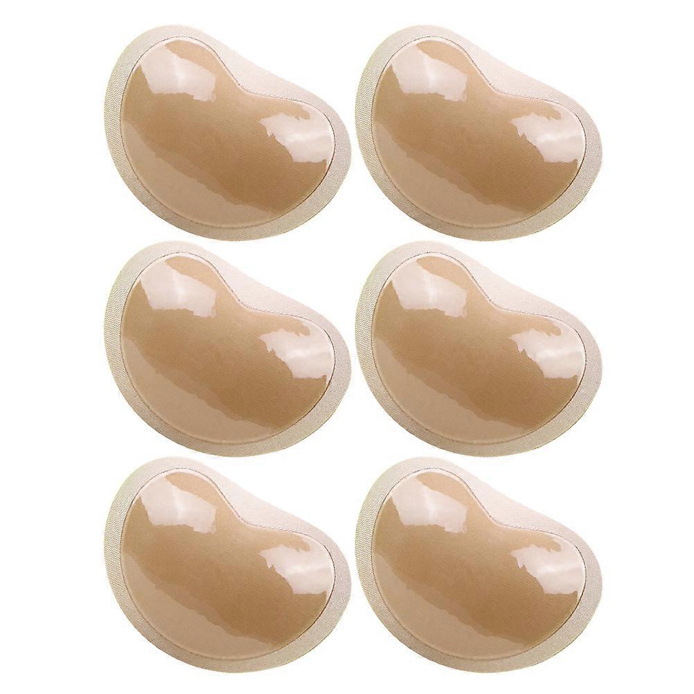 Heart Shape Cups Insert Pads Self Adhesive Thickened Liners for Swimsuits Bras Cleavage Enhancing Breast Fillers Strong Sticky Adhesive Reusable