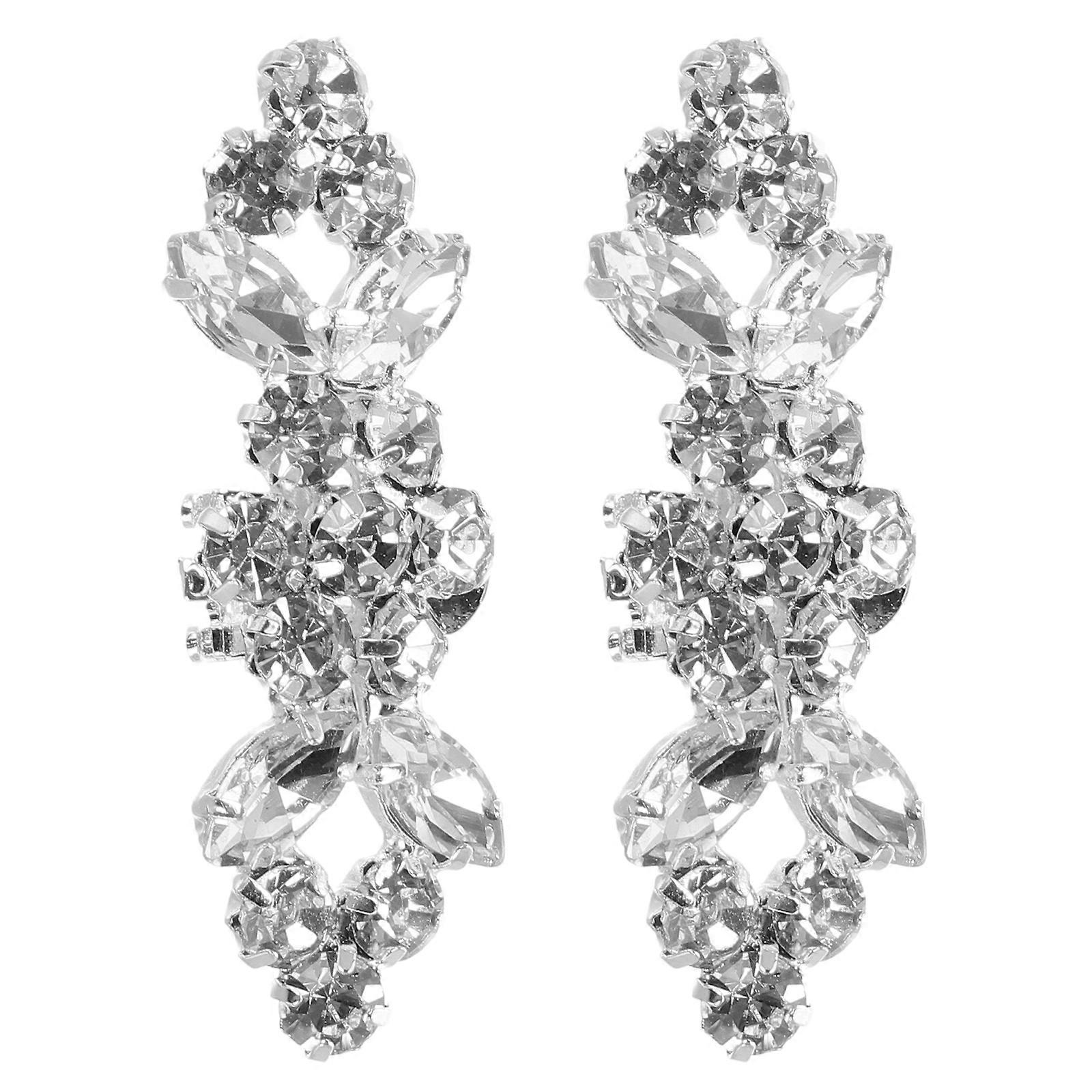 Sparkly Rhinestone Shoe Clips for Women – Decorative Buckles for Bridal, Wedding & Party Shoes – Versatile Accessory for Flats, Heels & Sandals