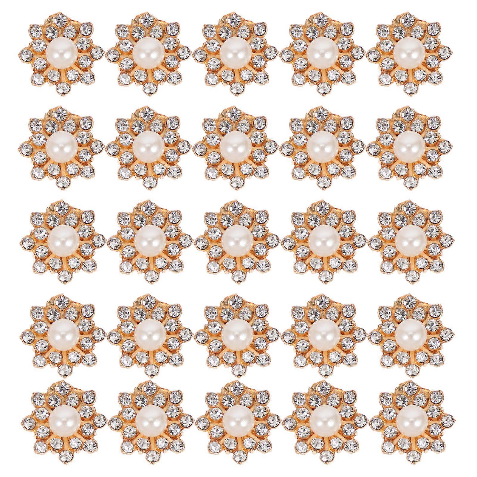 Versatile Rhinestone Buttons, Attractive Pearl Buttons for Designs