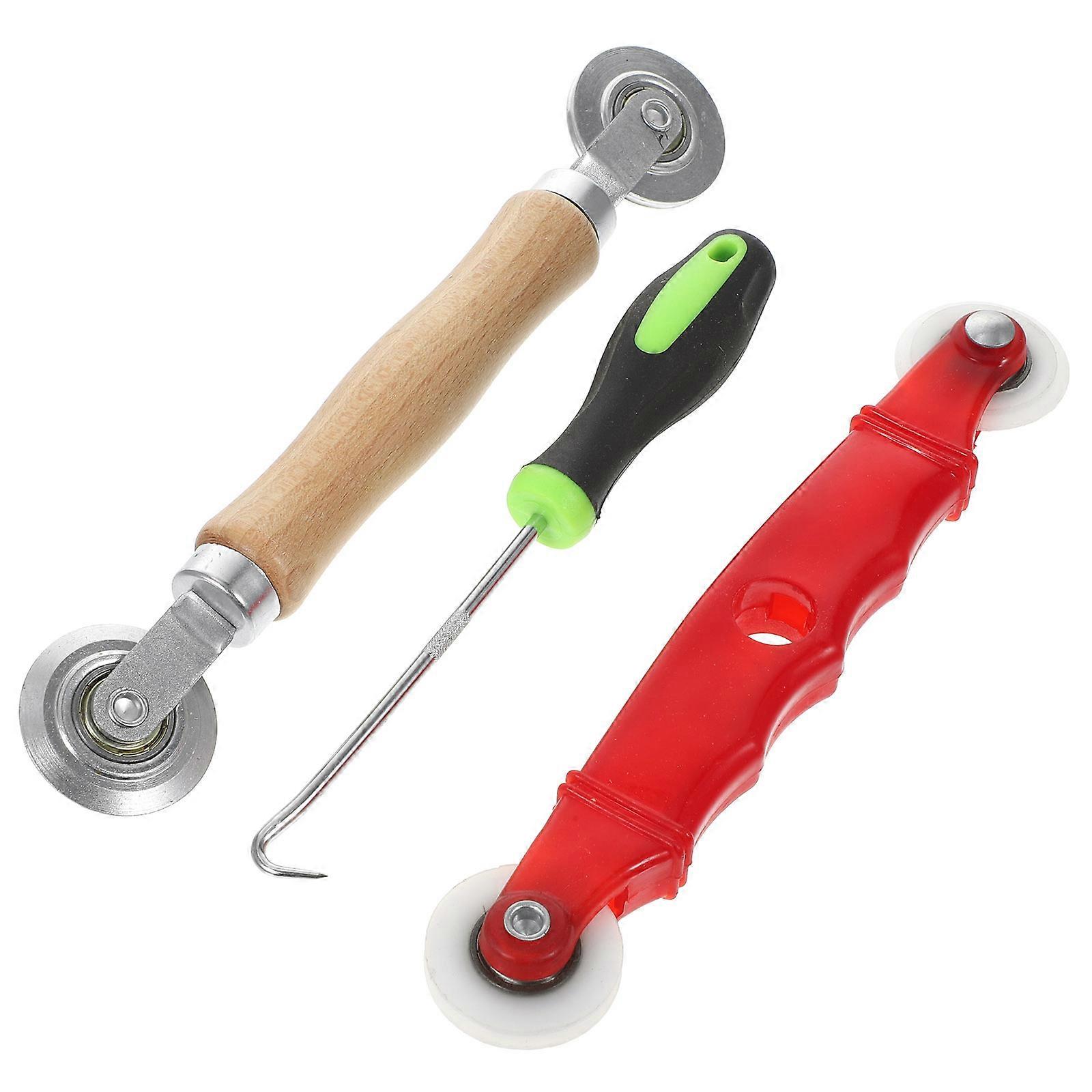 Aluminum Frame Screen Tool Set, Includes Double-Headed Roller for Versatile Use