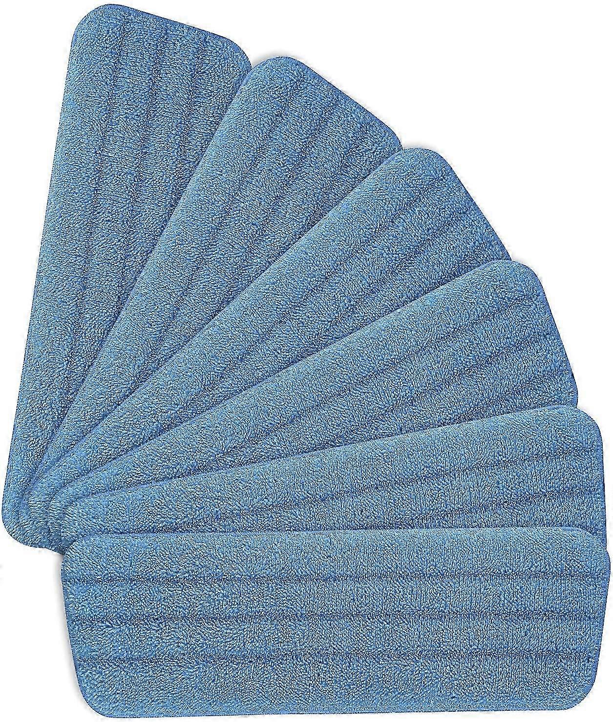 6-Piece Microfiber Mop Replacement Pads for Cleaning
