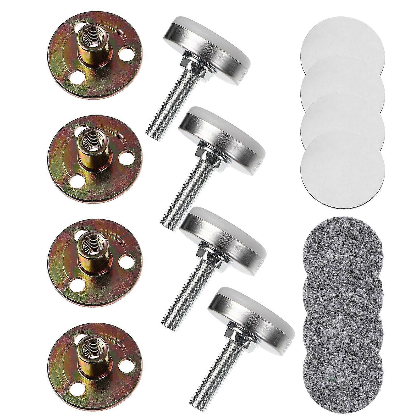 4pcs Heavy Duty Furniture Levelers for Bed Frames, Chairs, Tables, Cabinets, Bookcases, Sofas, and Wardrobes