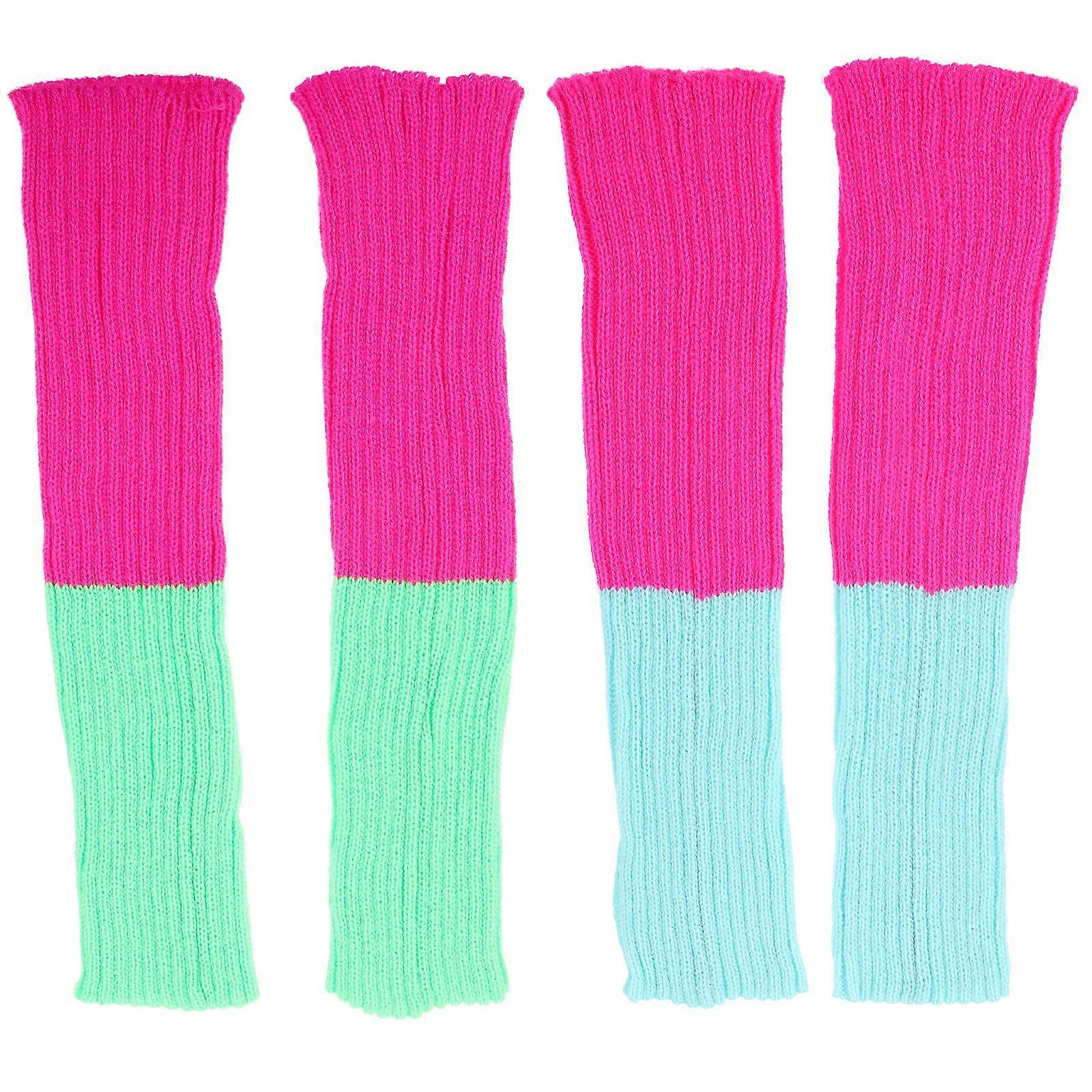 Fine Knitted Flared Leg Warmers, Comfortable Hand Feeling, Stylish Winter Accessory