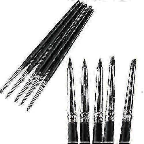 2025 5 قطع سيليكون المطاط المشكلين البوليمر الطين نحت أقلام النمذجة أدوات Set_ZKD22