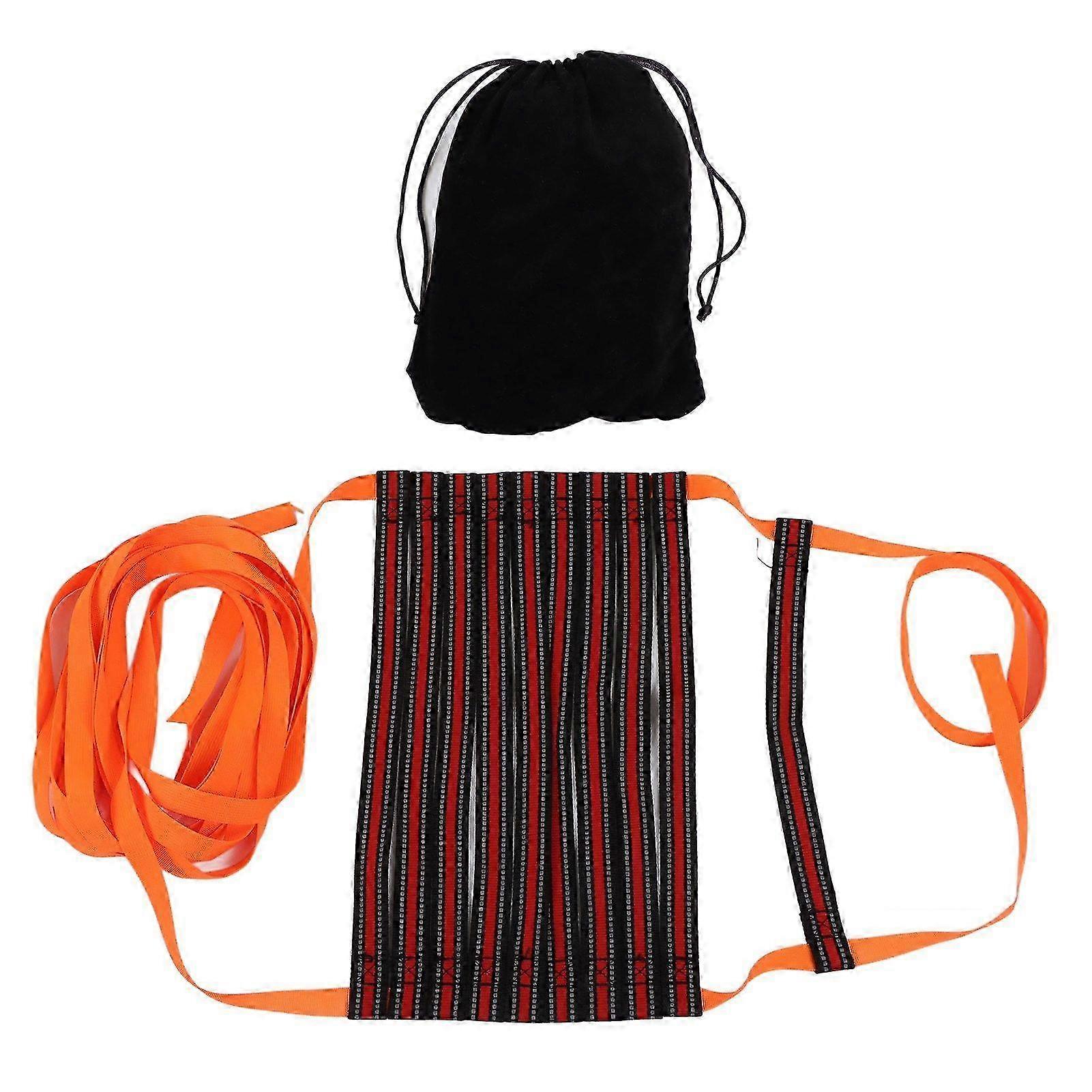 Adjustable Speed Training Ladder with 10 Rungs for Footwork Practice - 5 Meters Long