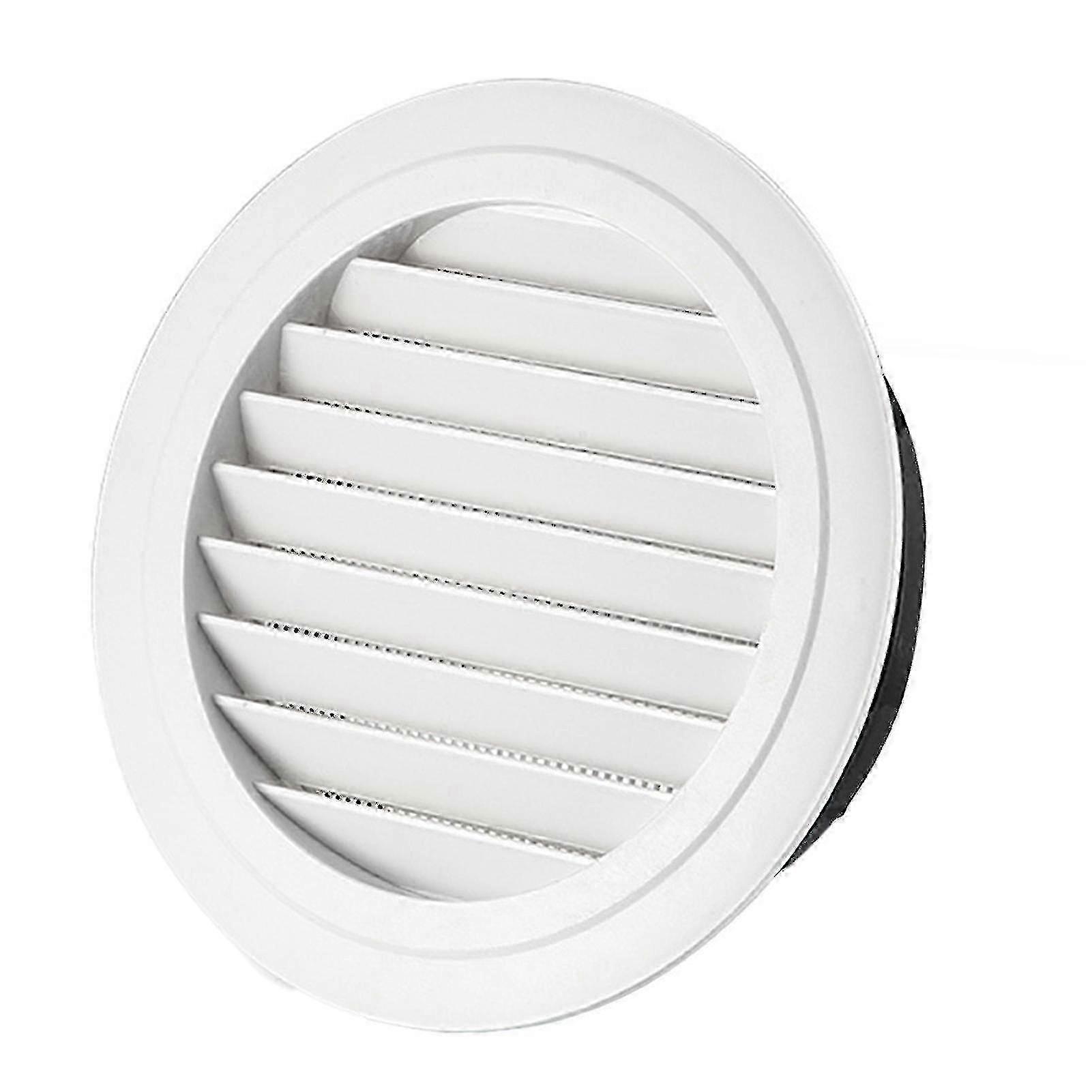 Decorative Round Air Vent Cover with Screen Mesh - 10CM Diameter