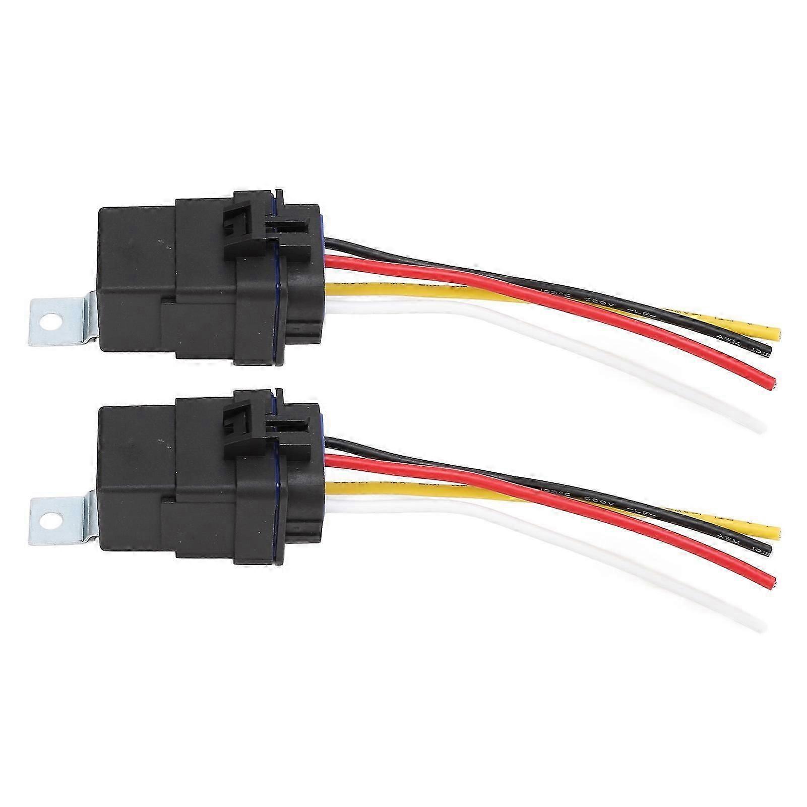 AutomotiveRelay 12VDCWaterproofRelay CarRelayHarness CarRelaywithHarness HeavyDutyCarRelay 4PinRelay