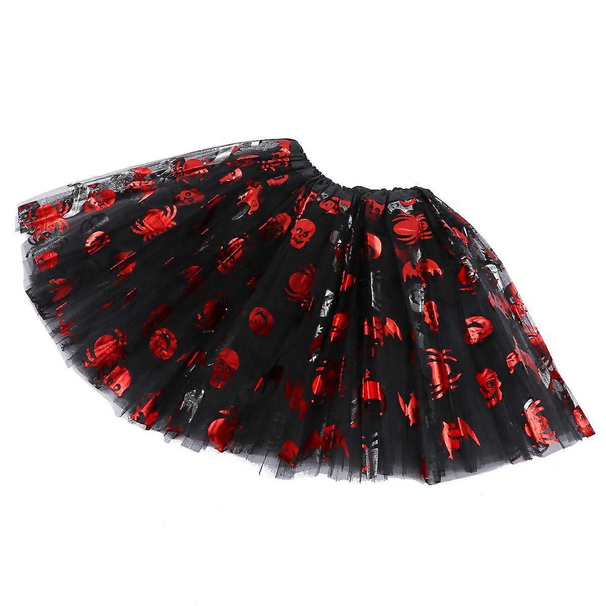 Girls Tutu Skirt Bronze Red Three Layer Tulle Skirt For Carnival 30×20cm Gauze Netting 1Set