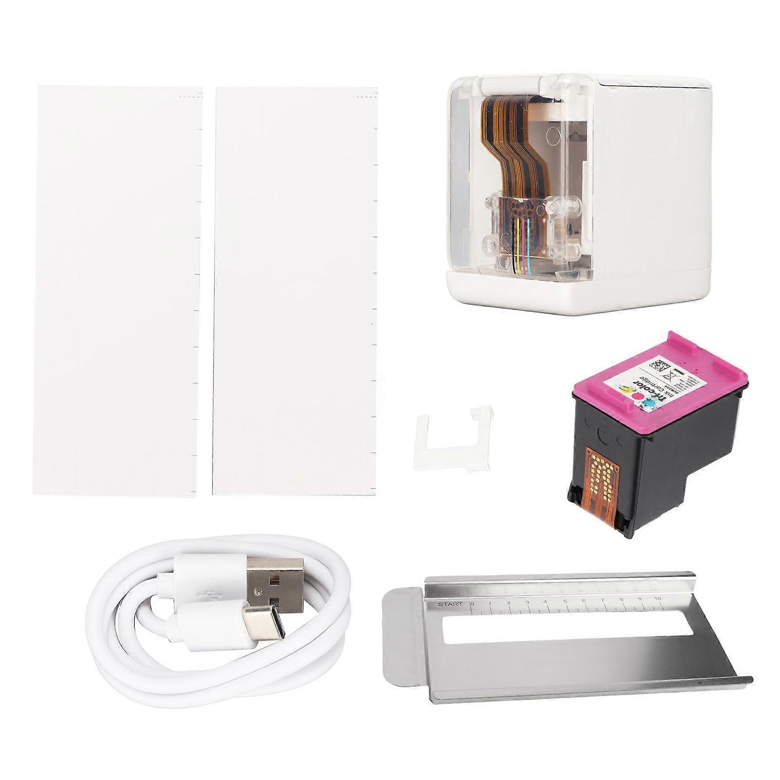 1200dpi color portable printer, Wi-Fi connection, widely used for plastic, fabric and metal