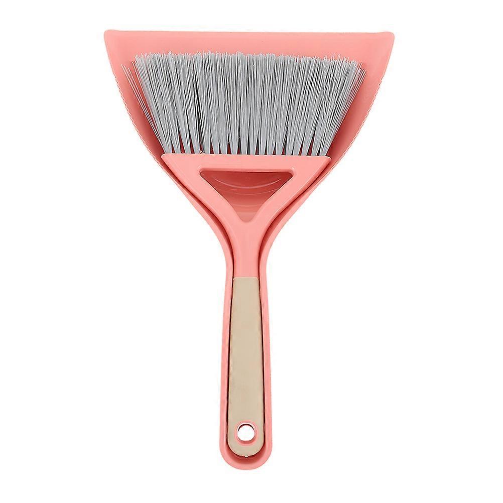 Mini Broom And Dustpan Housekeepers Portable Cleaning Accessory Pink 31.00X21.00X4.00CM Debris Removal 1Set
