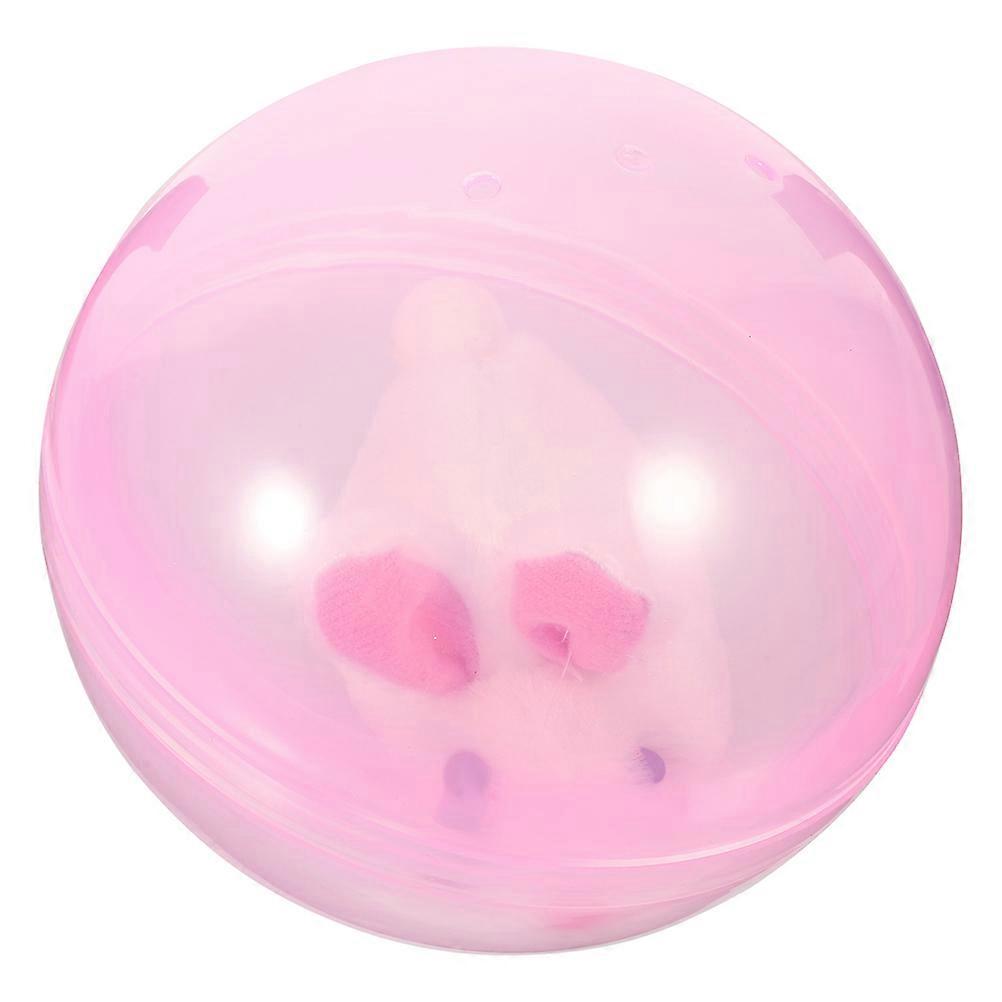 Cat Toy Interactive Cat Teaser Toy Encourages Natural Instincts Pet Cat Indoor Playtime Pink 12.70X12.70X12.70CM 1Pcs