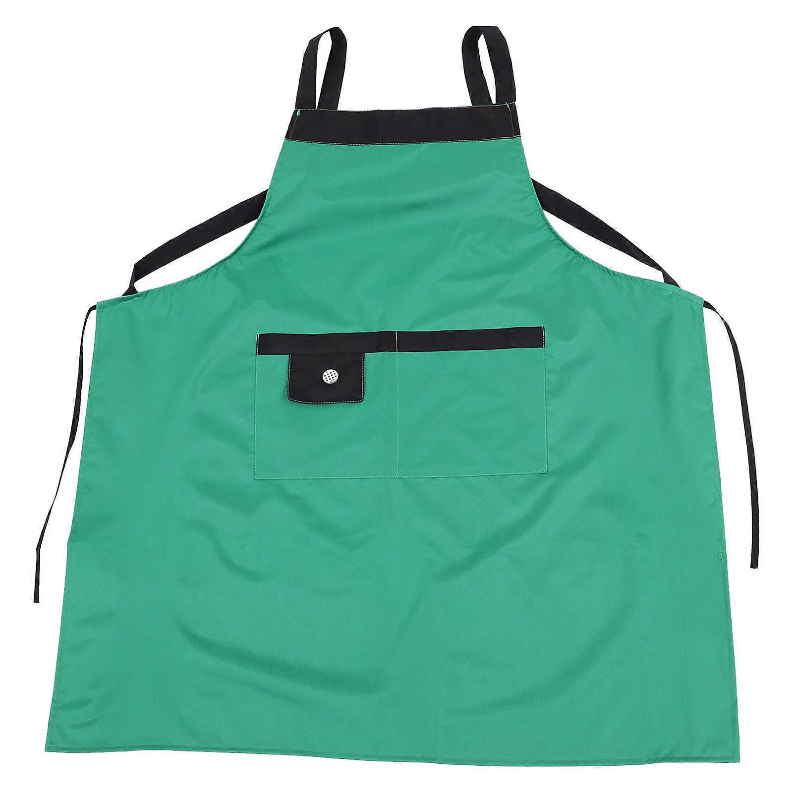 Apron for Home Waterproof and Oil Proof for Home Use and Restaurants 95X70X0.2CM Green Color 1Set