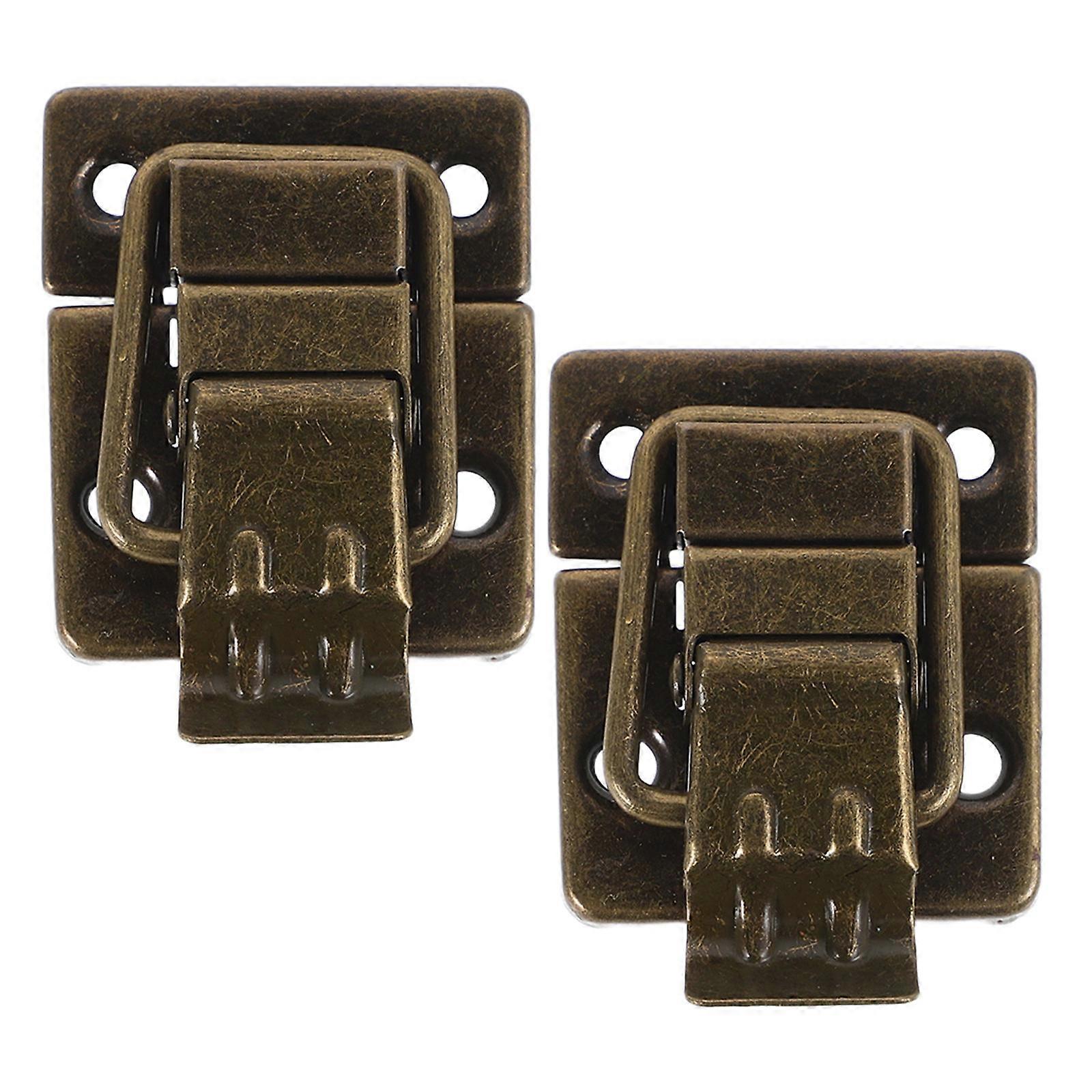 Small Box Latch Antique Style Toggle Latch Chest Suitcase Jewelry Case Craftsmen Box Makers Iron Secure Closure 2Pcs