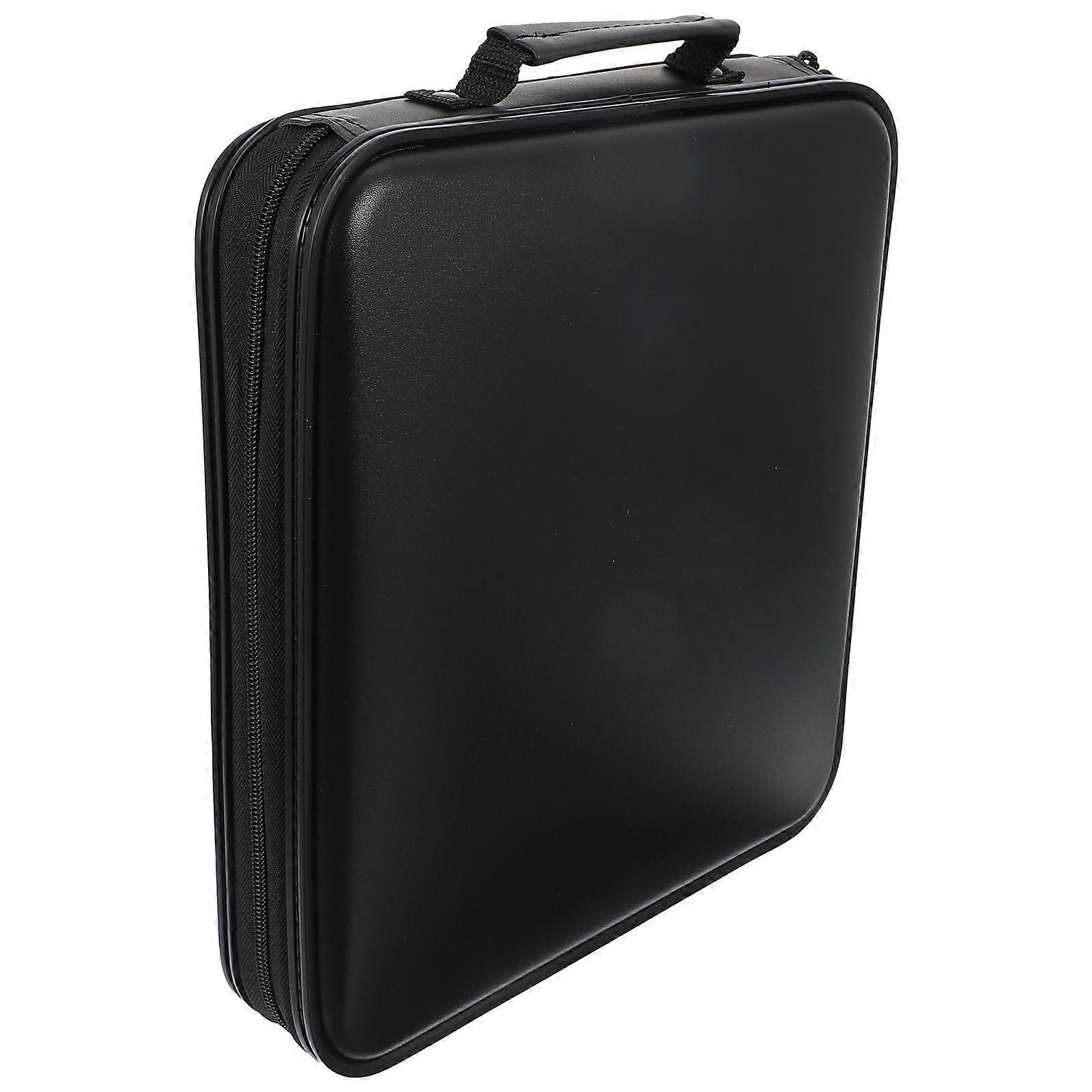Large Capacity CD Storage Case DVD Organizer Travel Carrying Case for 2pcs Accessories