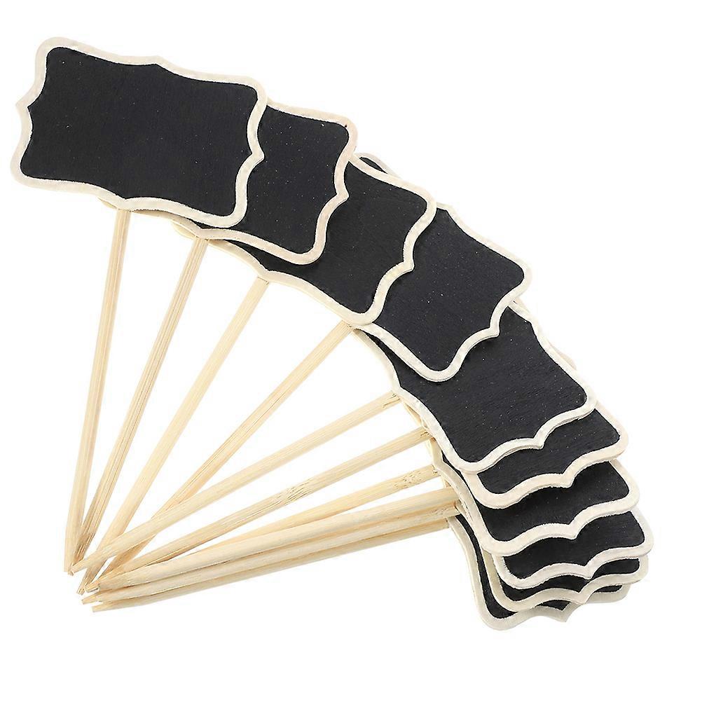 20PCS Mini Chalkboard Signs Versatile Table Labels for Parties Buffets Events Writable Surface Compact Portable Blackboard Tags for Home Office School