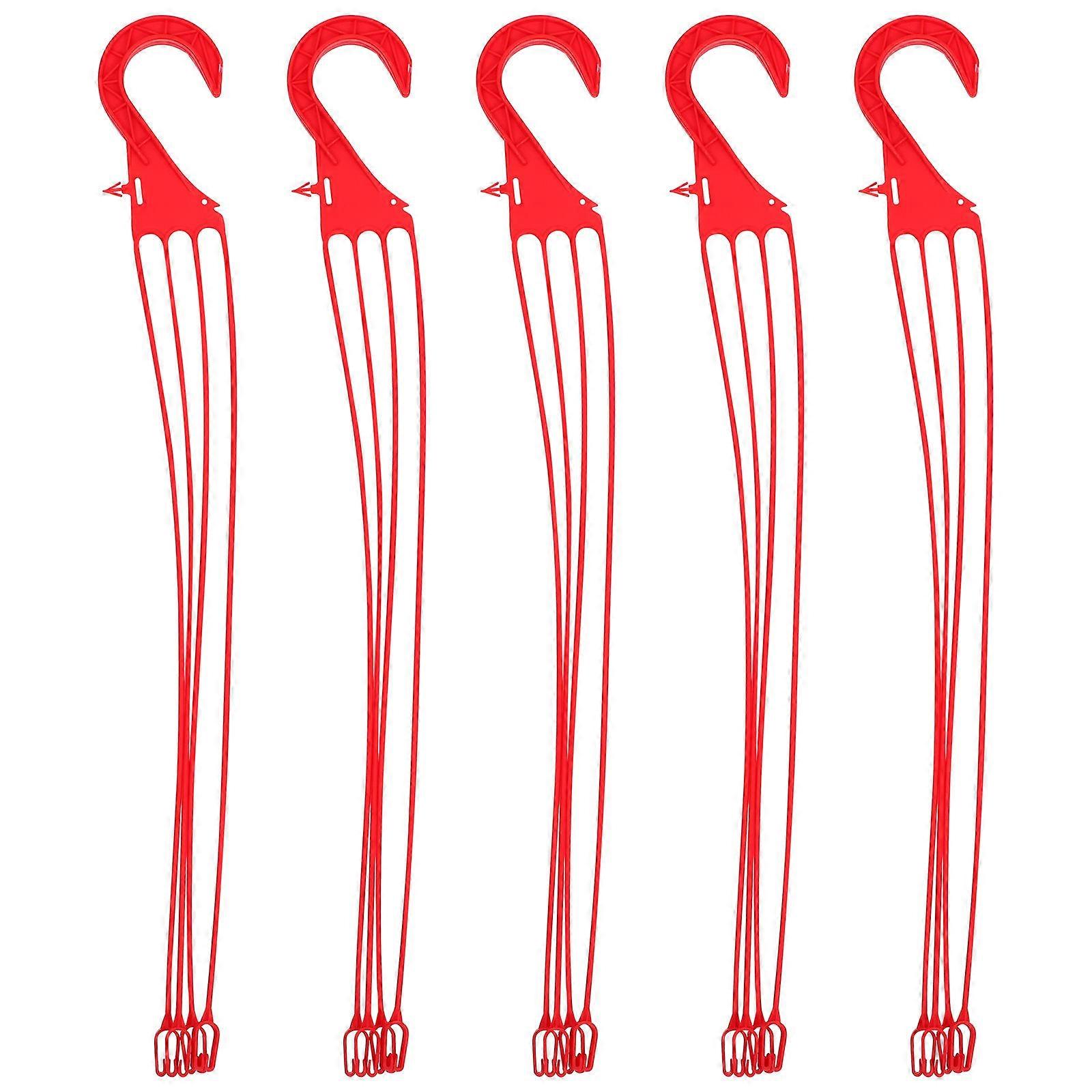 Hanging Basket Hook Flowerpot Hook Dining Table Desk Work Desk Load-bearing 55X5CM 5Pcs