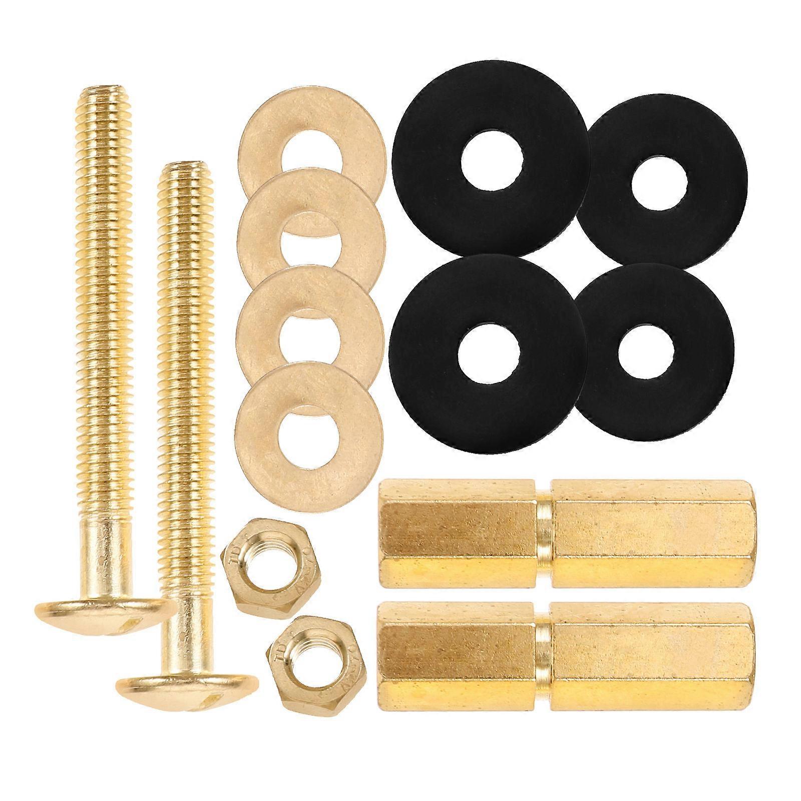 It sounds like you're referring to a **toilet tank parts kit**, which typically includes components such as:
**Toilet bolts** (tank to bowl bolts)