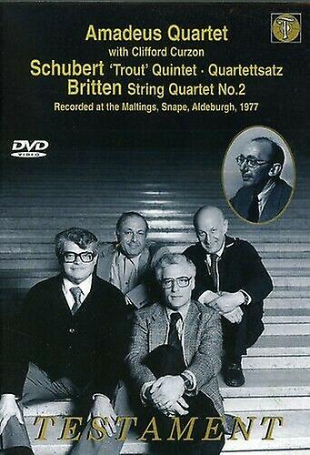 SchubertBritten - String Quartet No. 12 DVD - Region 1