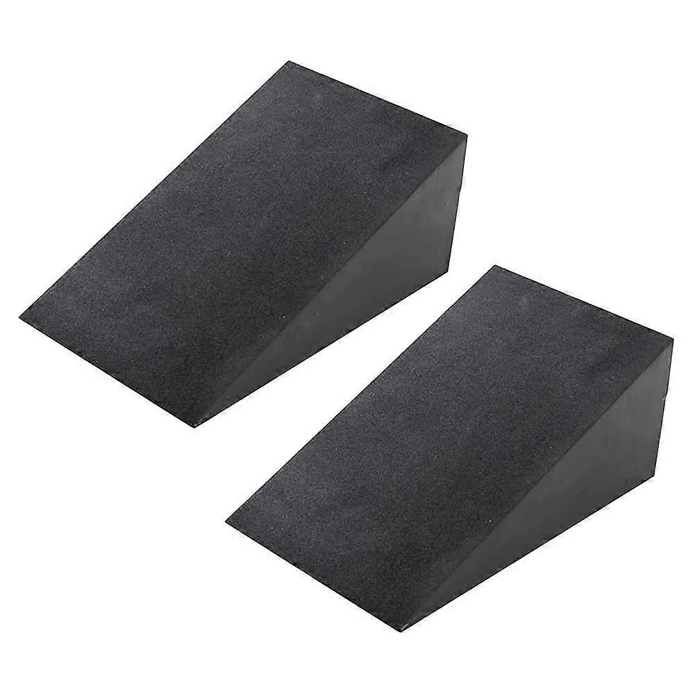Set of 2 Mats Adjustable Squat Ramp Incline Board Strength for Squats and Deadlifts