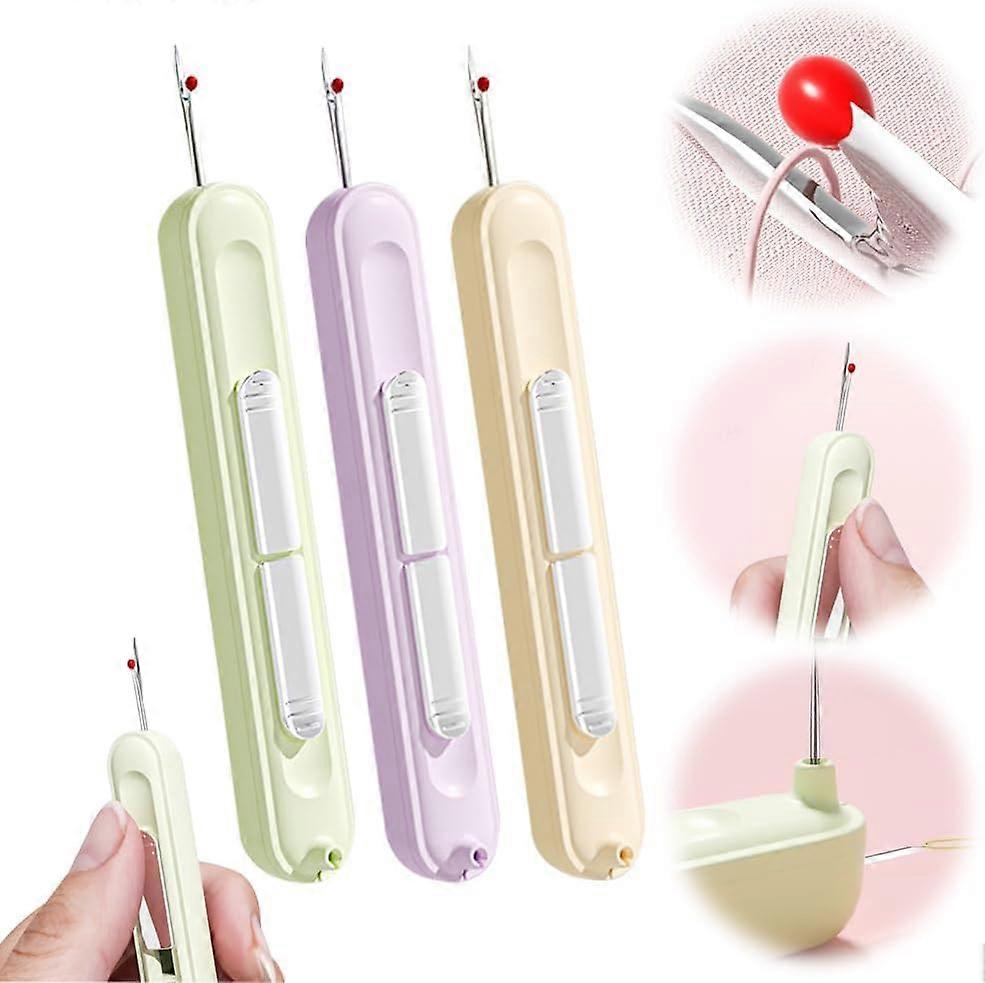 2Pieces 2 in 1 Needle Threader, Retractable Needle Threader