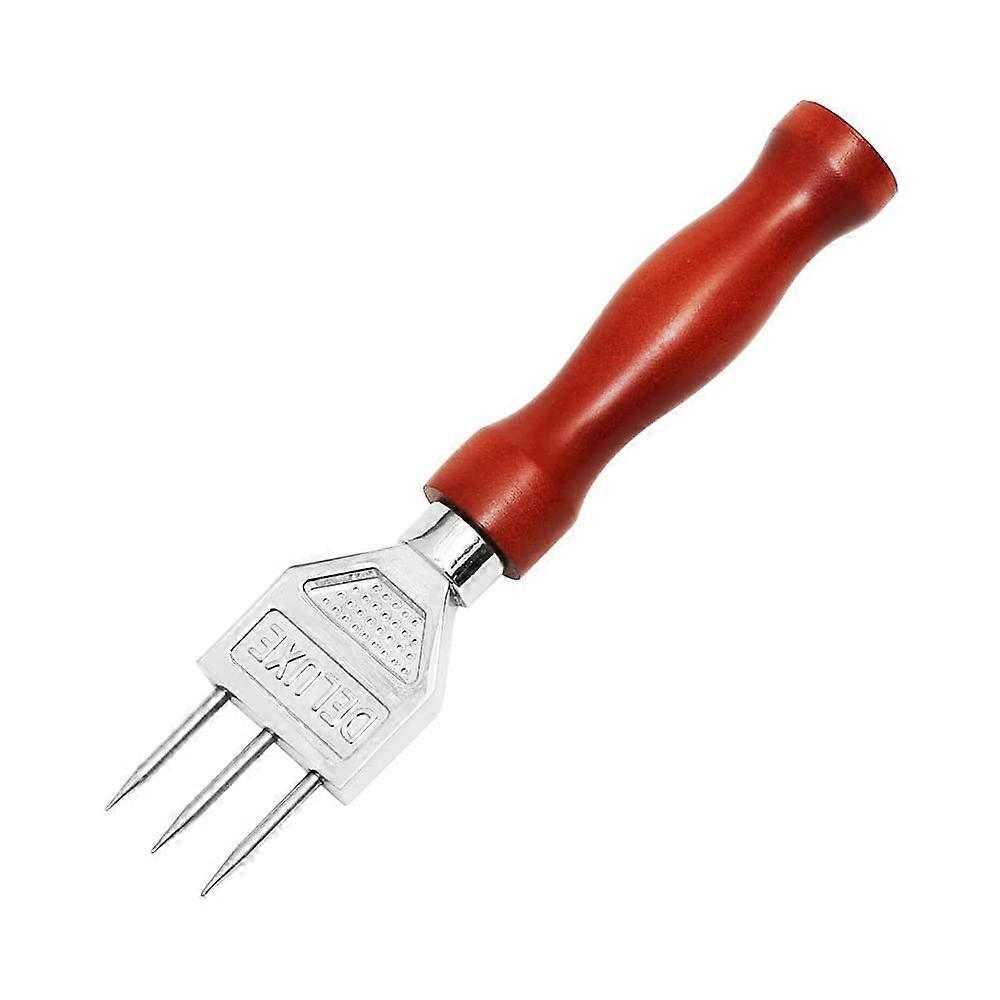 Stainless Steel Ice Chisel Pick Crusher with Wooden Handle for Crushed Ice in Kitchen Bar and Restaurant Accessories