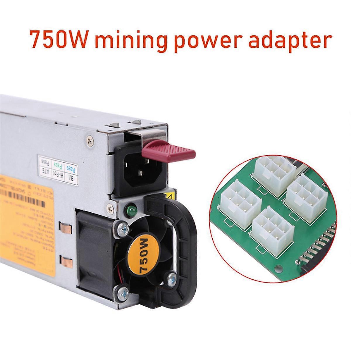 2X Power Supply with Breakout Board and Power Cable HSTNS-PL18 DPS-750RB A 506821-001 511778-001 Min