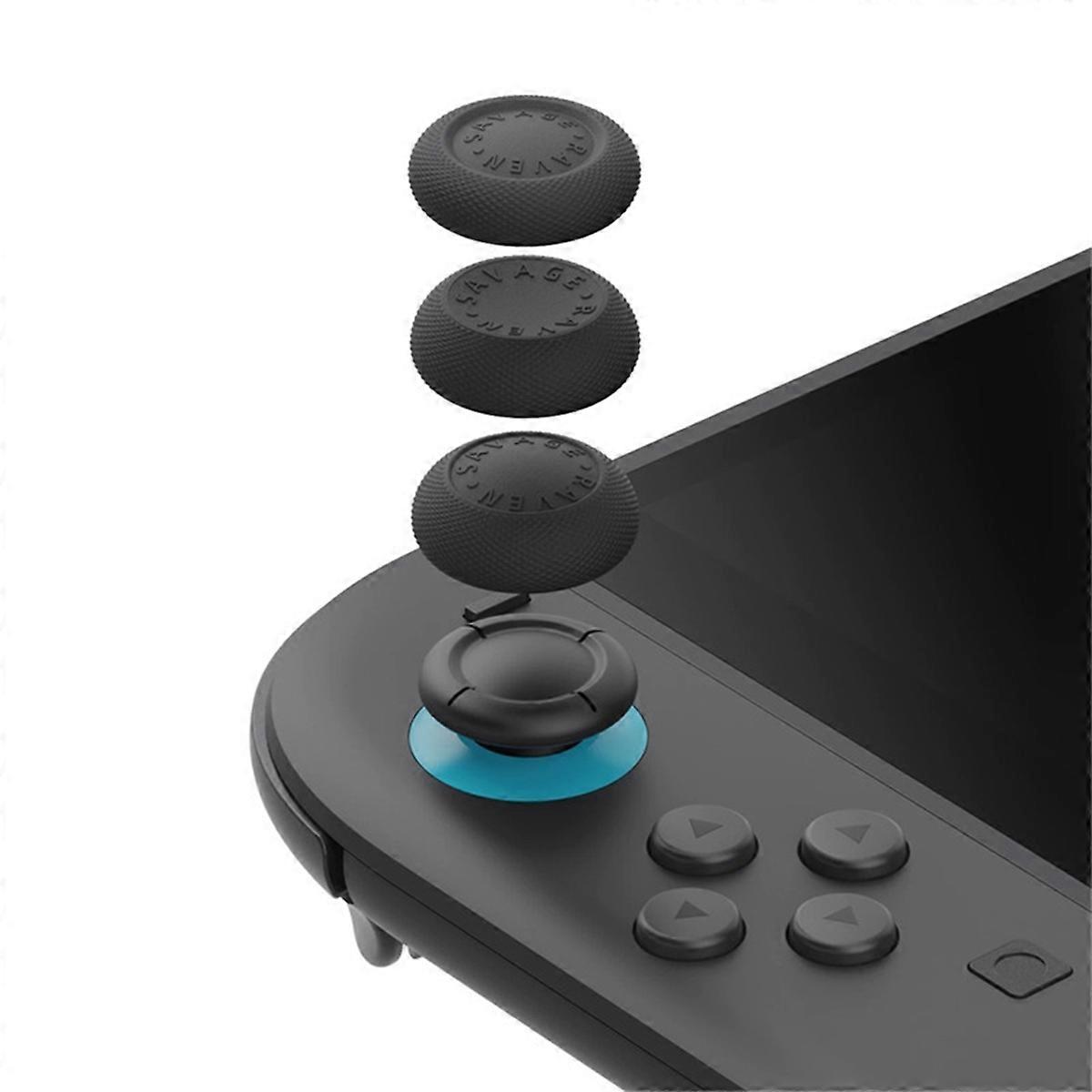Pour JoyCon Thumb Grip Set Joystick pour 2 bleu et rouge