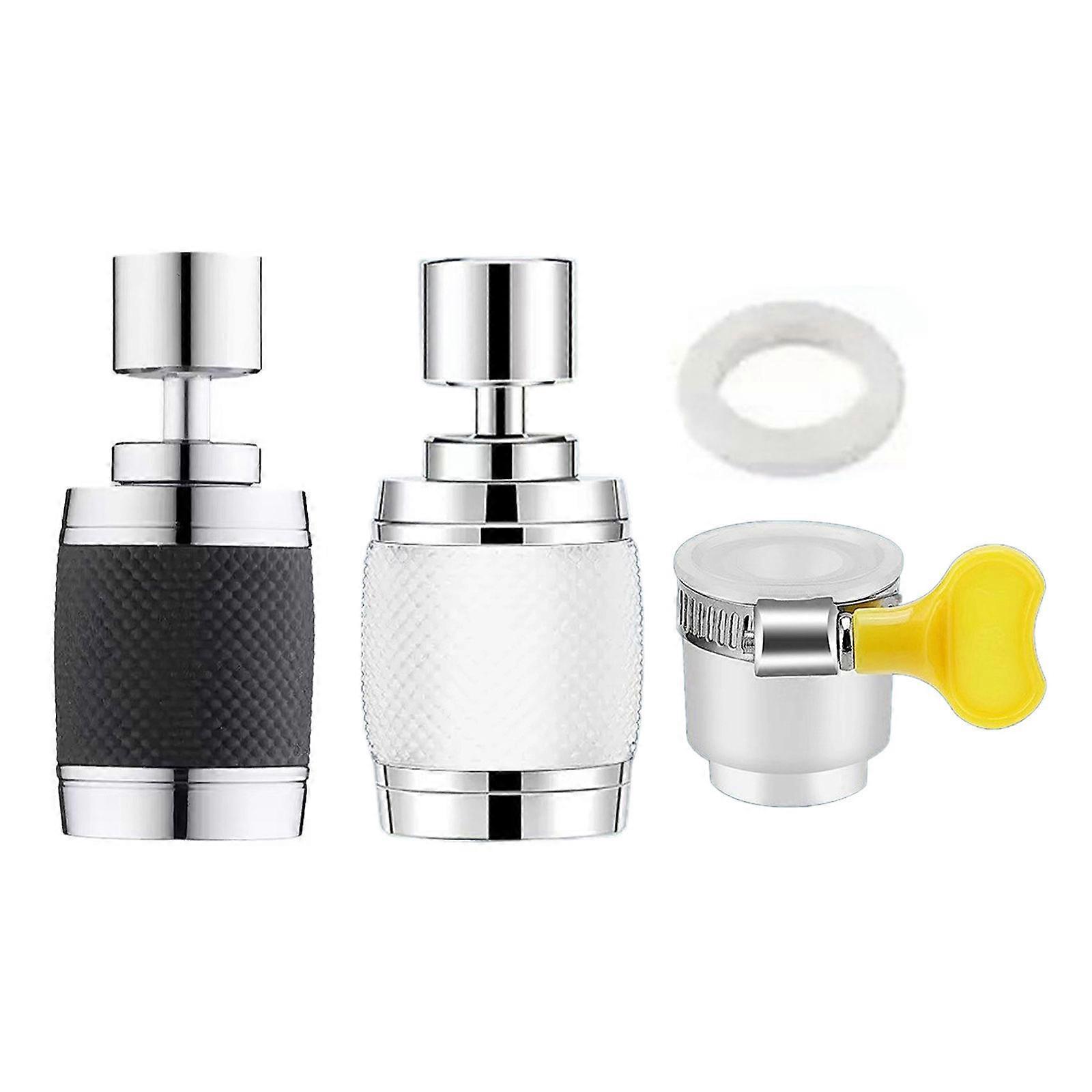 Faucet Adapter Without Splash Filter Setting Rotating Sprayers Head High Pressures Water Saving For Kitchen Sinks Multicolor