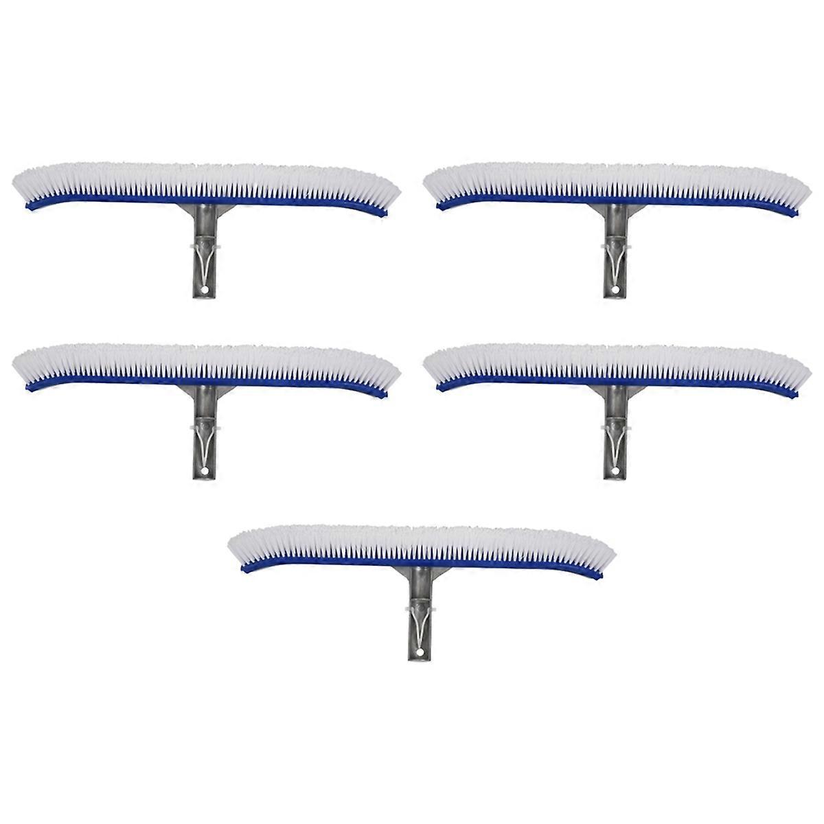 5X 18 Inch Outdoor Pool Wall Brush Swimming Pool Cleaning Tool Handle for Pond Pools Algae Remover S