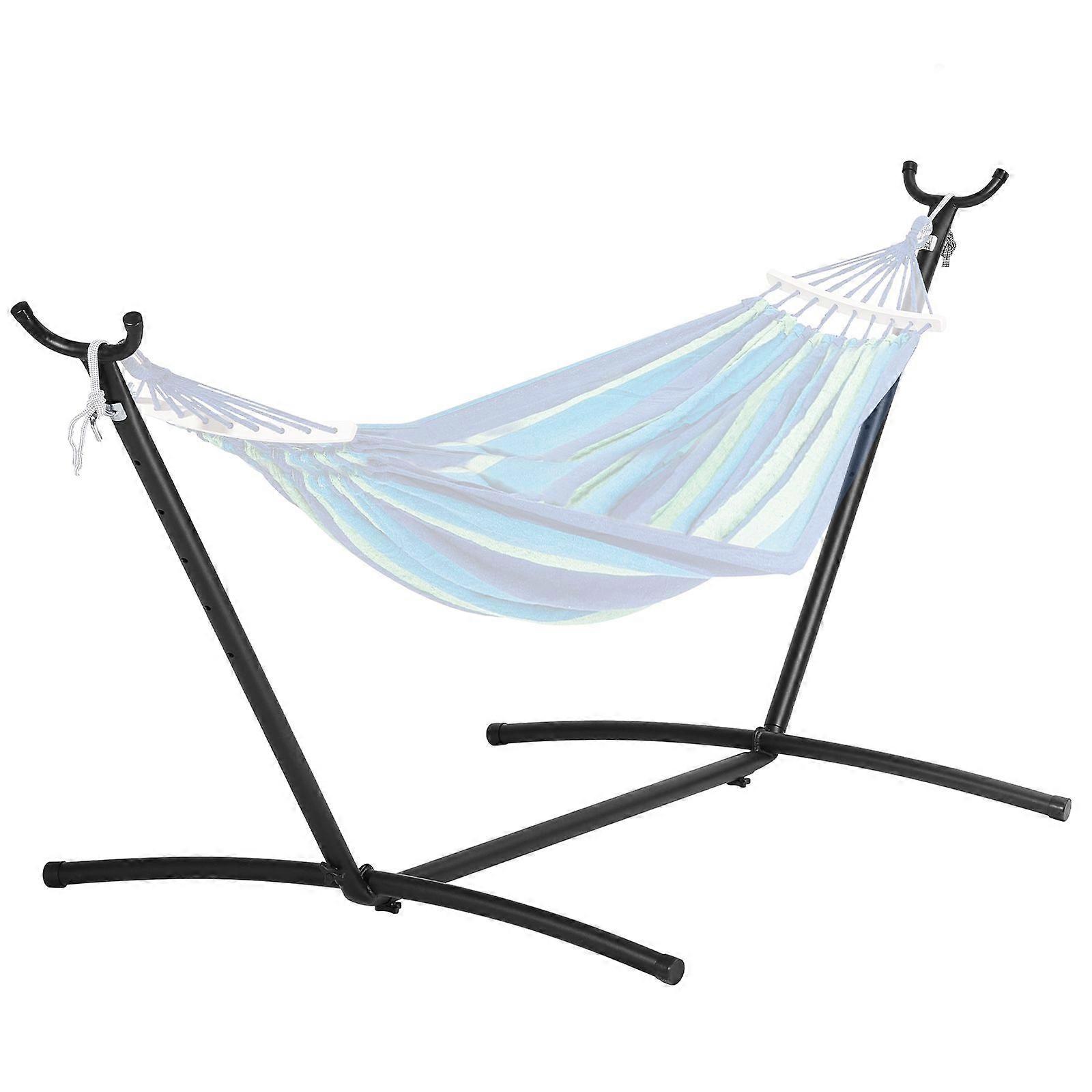 Portable Hammock Stand, 450lbs Capacity for 2 Person, Hammock Frame Fits 10-13 ft Hammocks, Space Saving with Carrying Bag