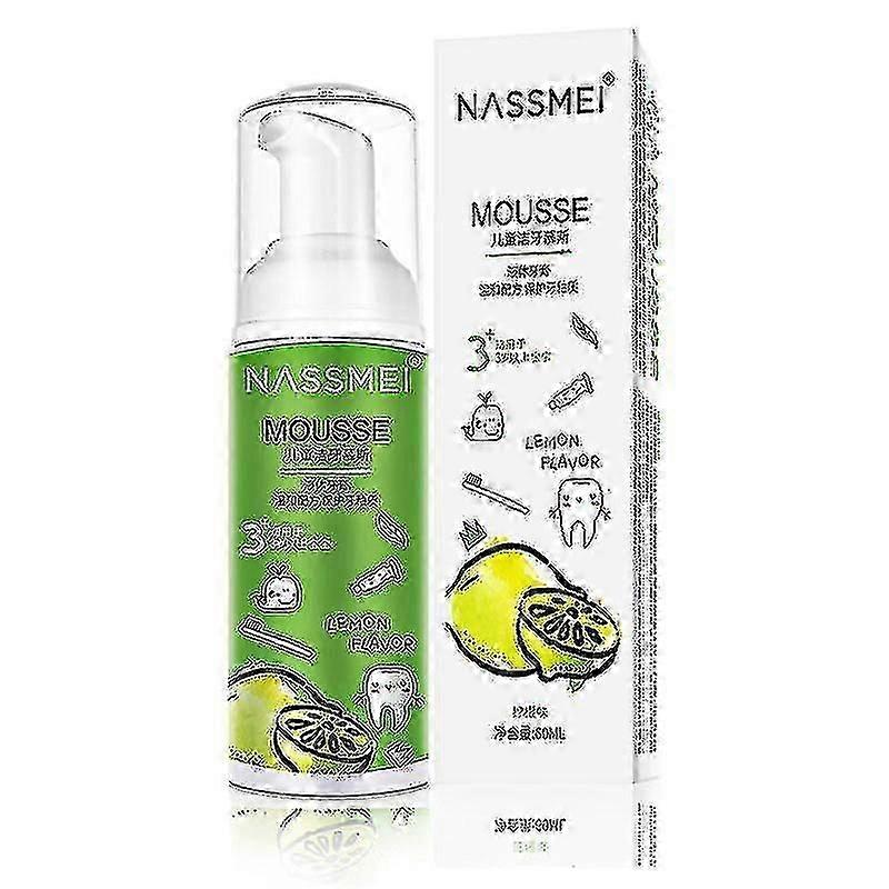 Kid's Foam Tootaste No Fluorine Fruit Flavor Teeth Deeply Cleaning Easy To Clean