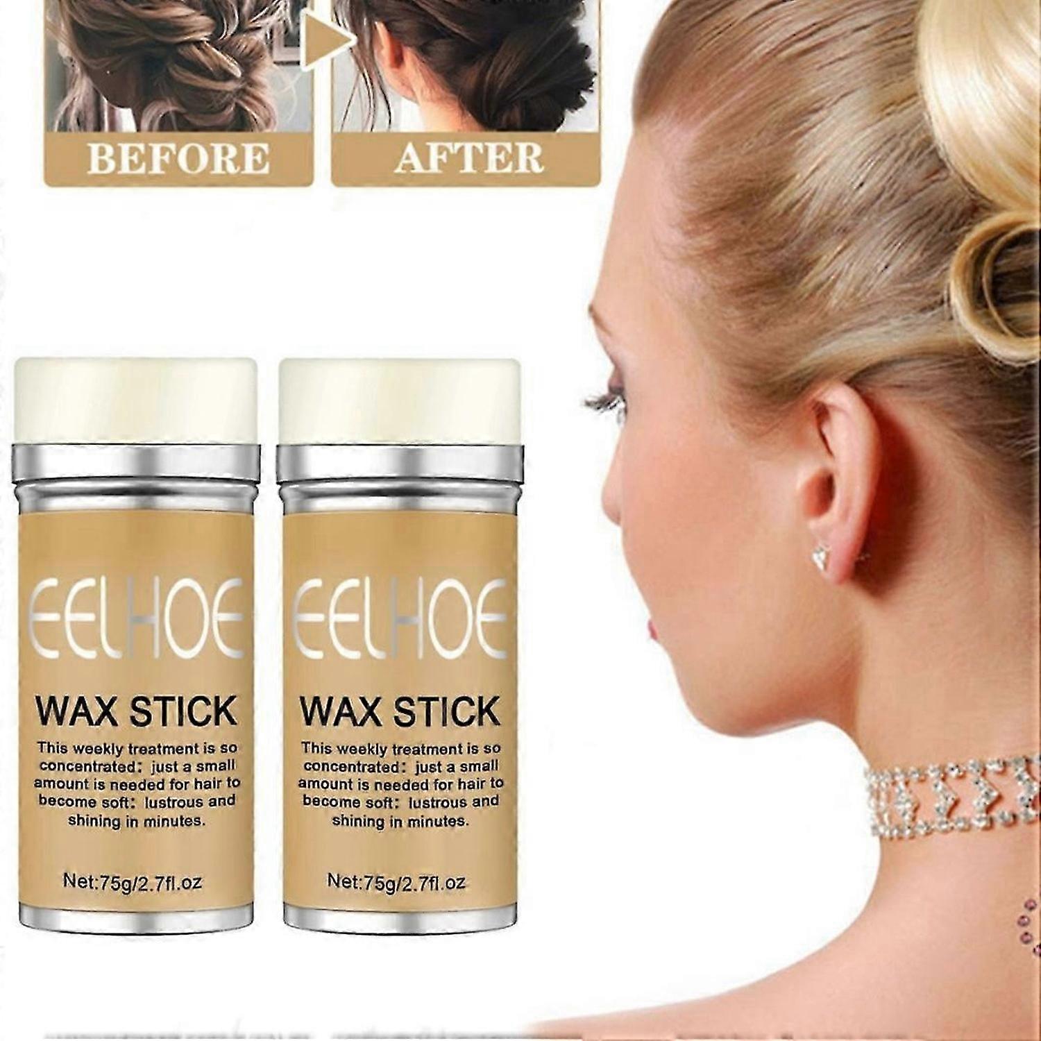 1-3pcs Haarwachs Stick Wachs Stick für glatte Haarperücken, nicht fettendes Styling Wachs für Fly-Away und Edge Frizz