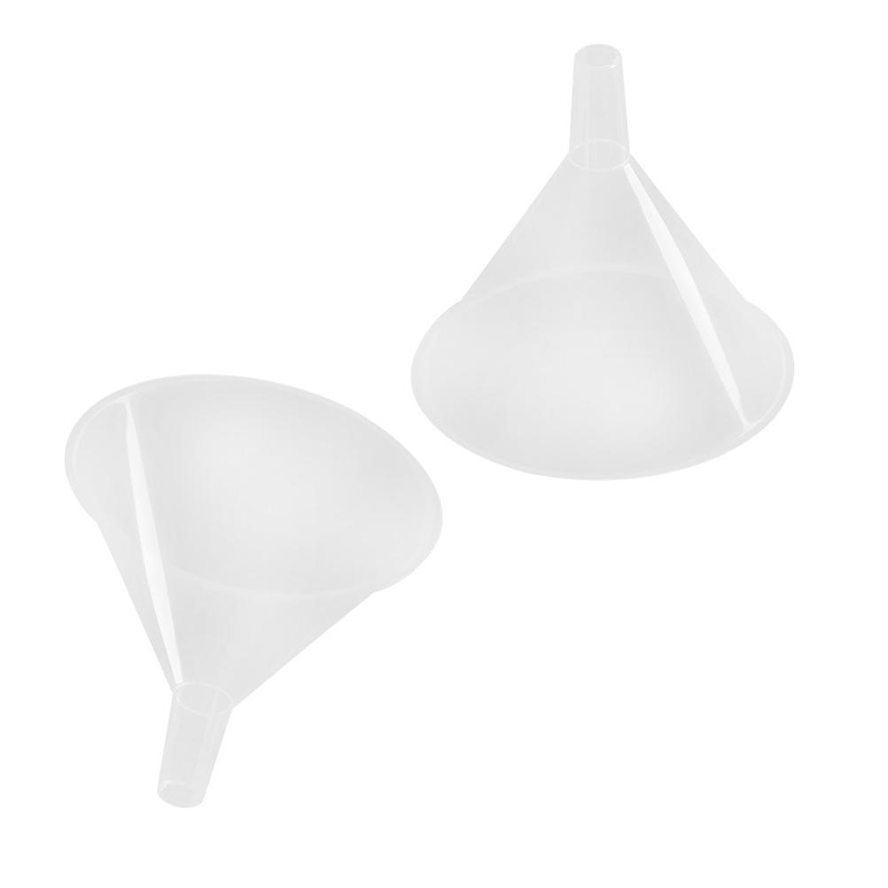 قمع زيت الطبخ للمطبخ للاستخدام نقل البلاستيك 11x10x15.2cm 10 قطع