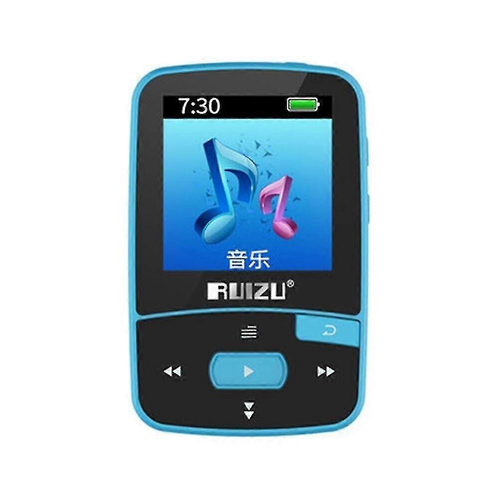 Sport Bluetooth Mp3 Player 8GB Clip (Blue) Suitable for Certain Brands